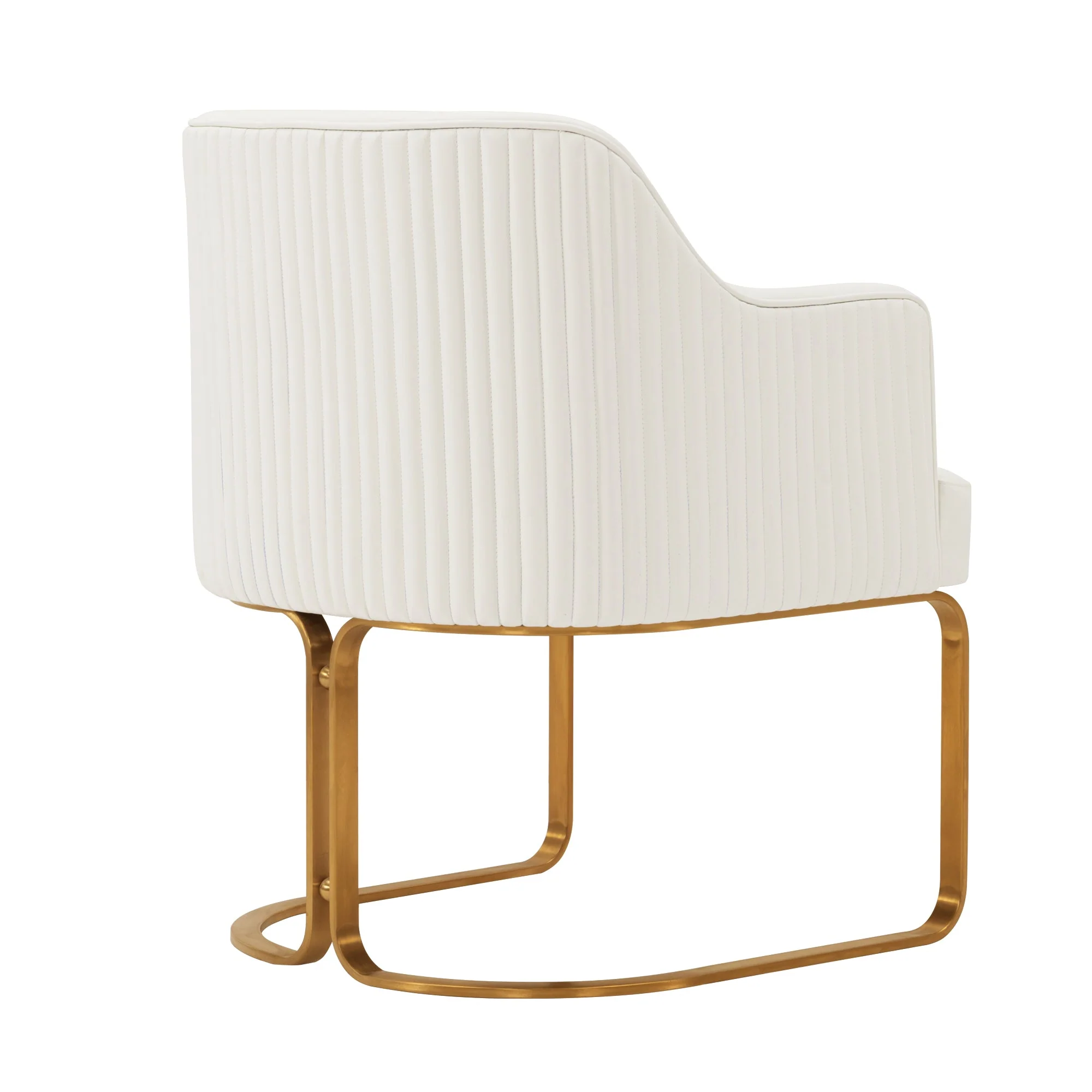 Raya Dining Armchair in Cream (set of 2) - Image 7