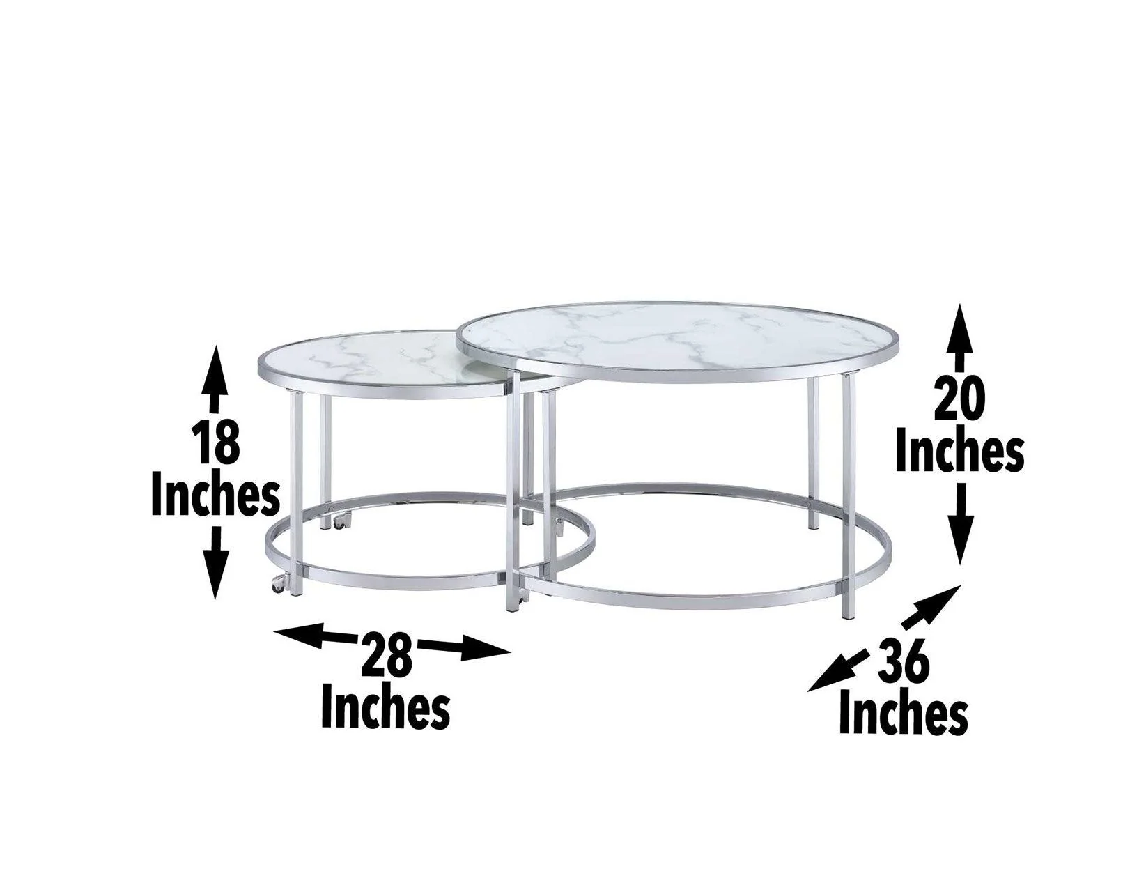 Rayne 3-Piece Set (Nesting Cocktail & 2 End Tables) - Image 4