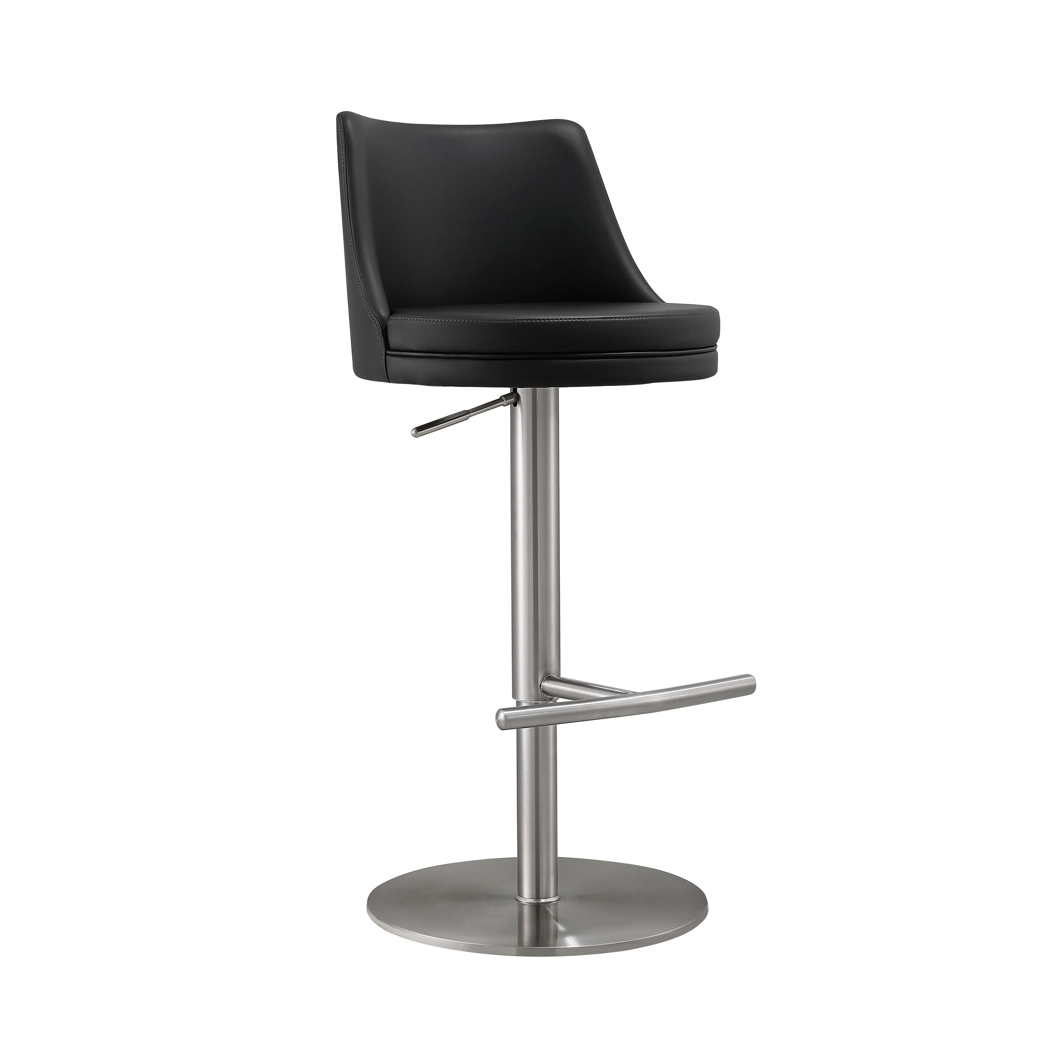 Reagan Performance Vegan Leather Adjustable Stool - Image 10