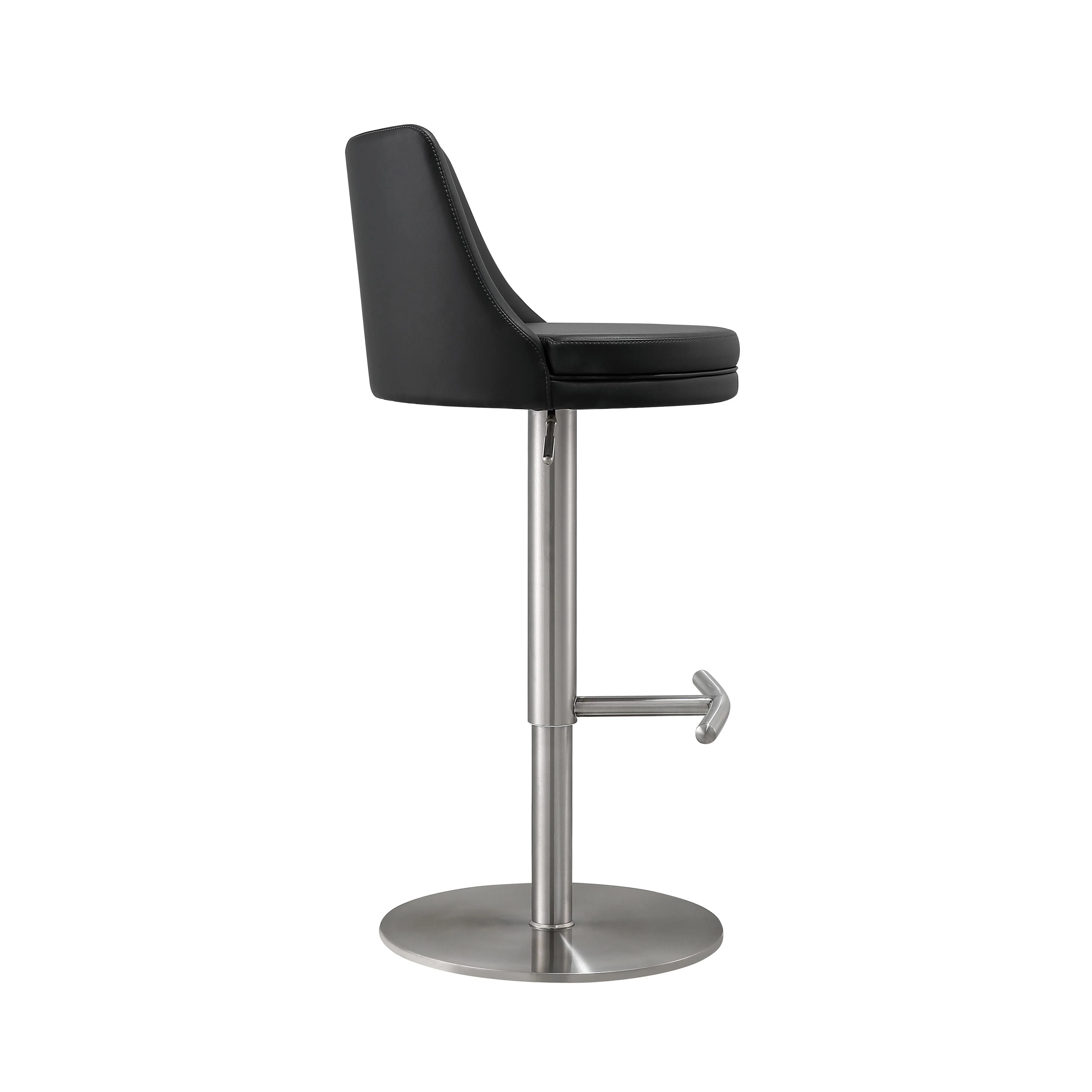 Reagan Performance Vegan Leather Adjustable Stool - Image 14