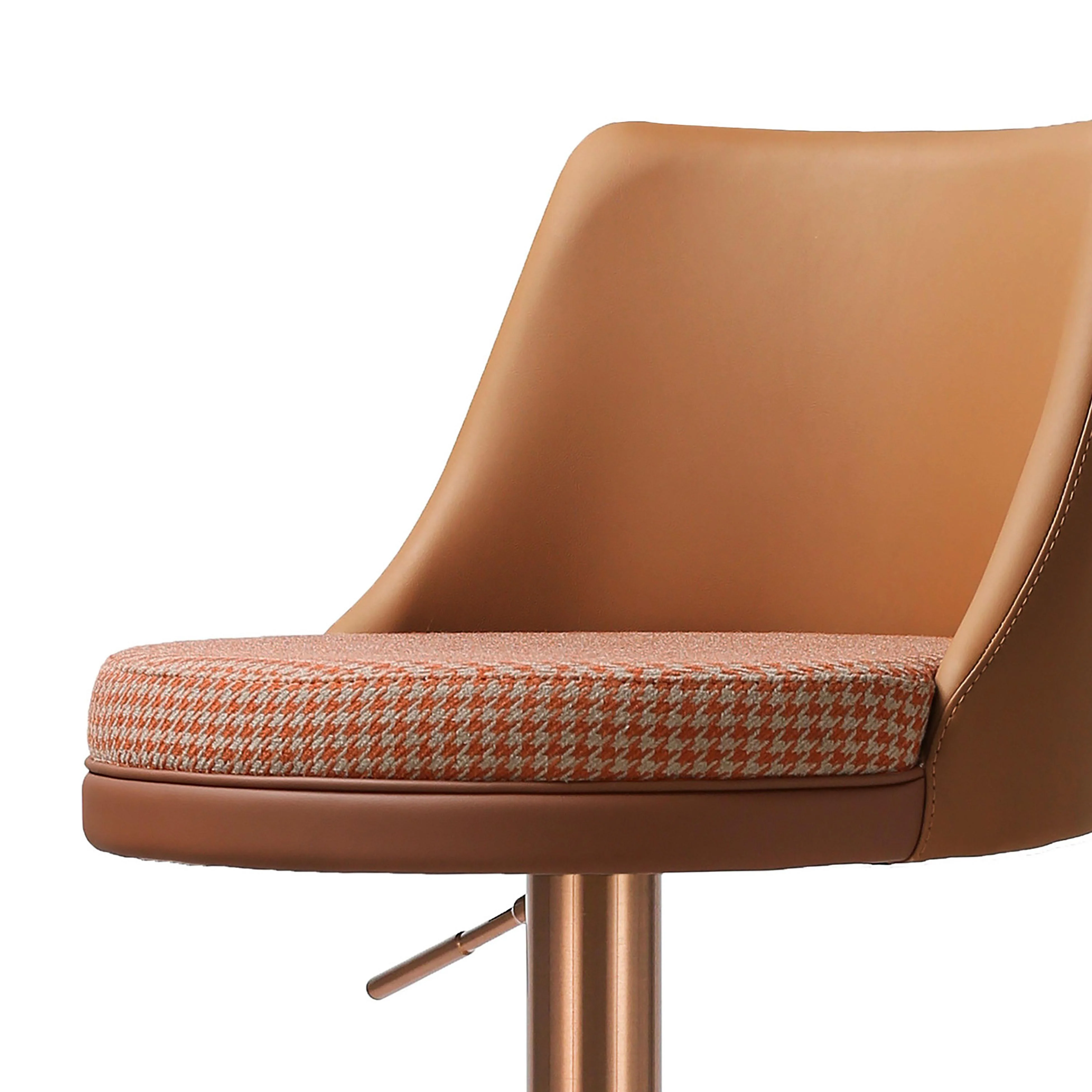 Reagan Performance Vegan Leather Adjustable Stool - Image 31