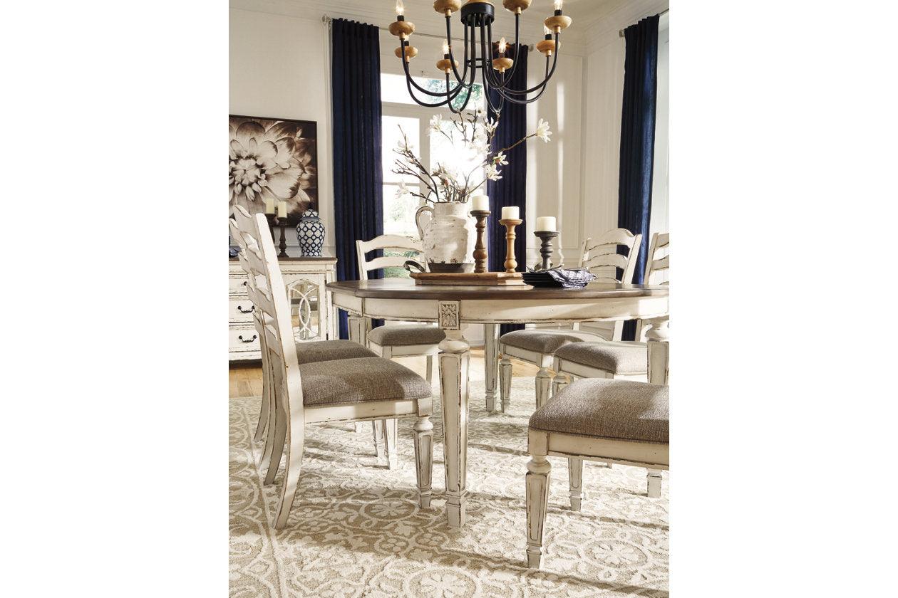Realyn Chipped White Dining Chair, Set of 2 - Image 3