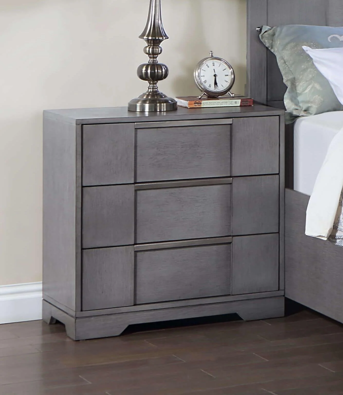 Regulus Gray Nightstand