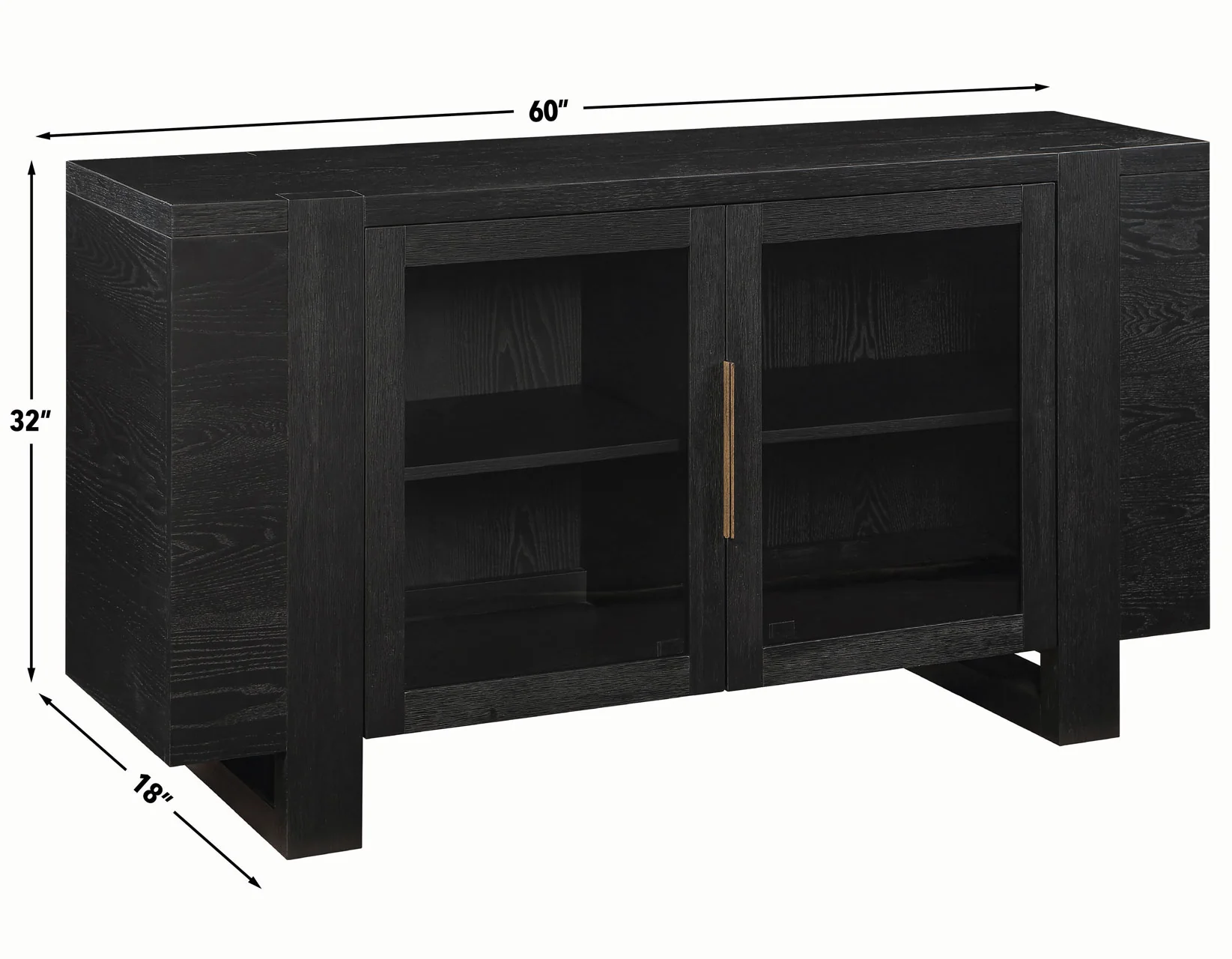 Reid 60 Black Finish Server - Image 8