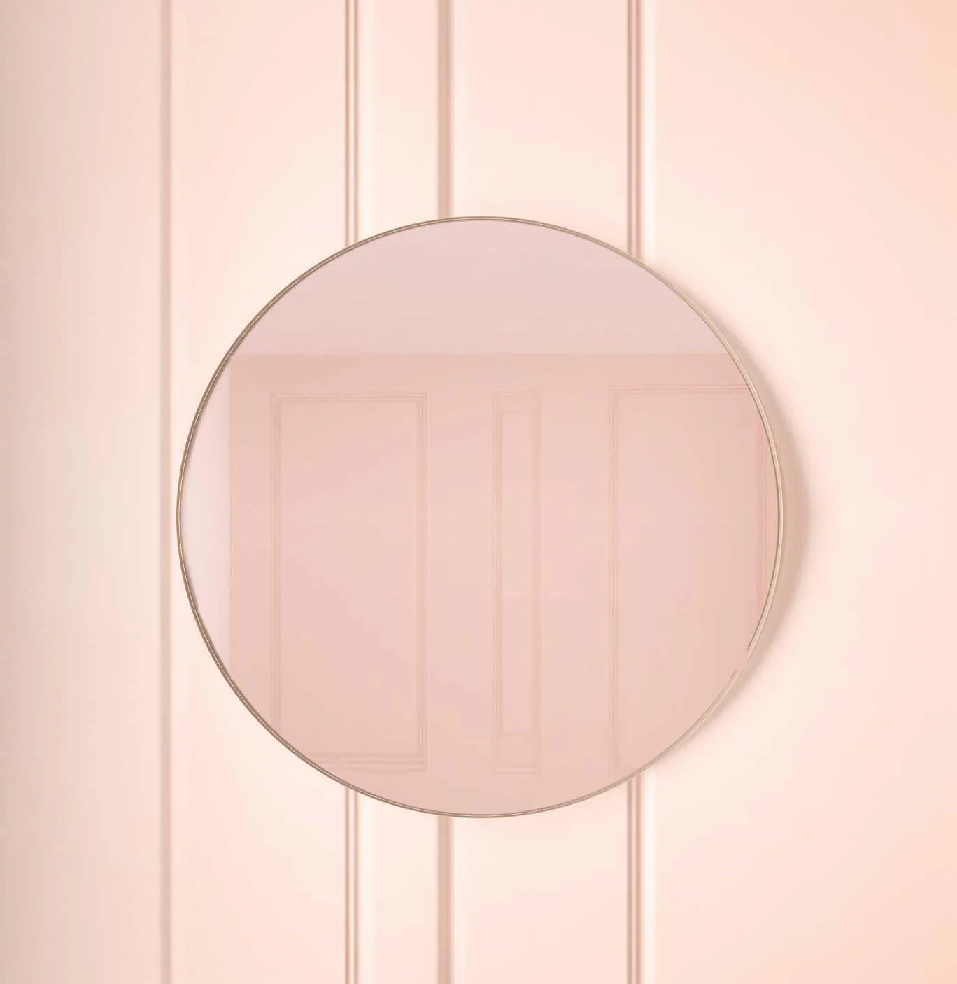 Rella Brass  23" Round Wall Mirror - Image 6