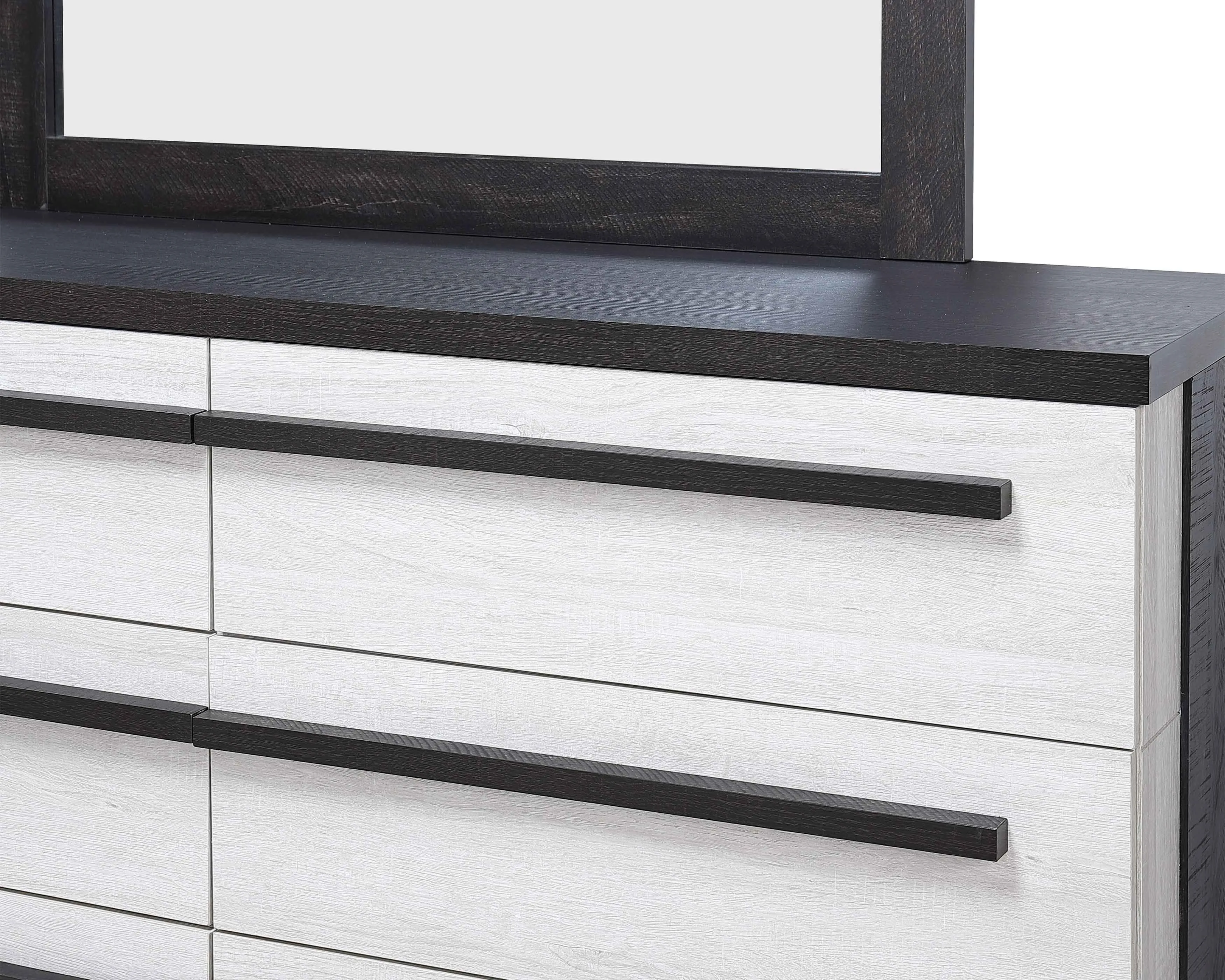 Remington Black and White Dresser Mirror - Image 4