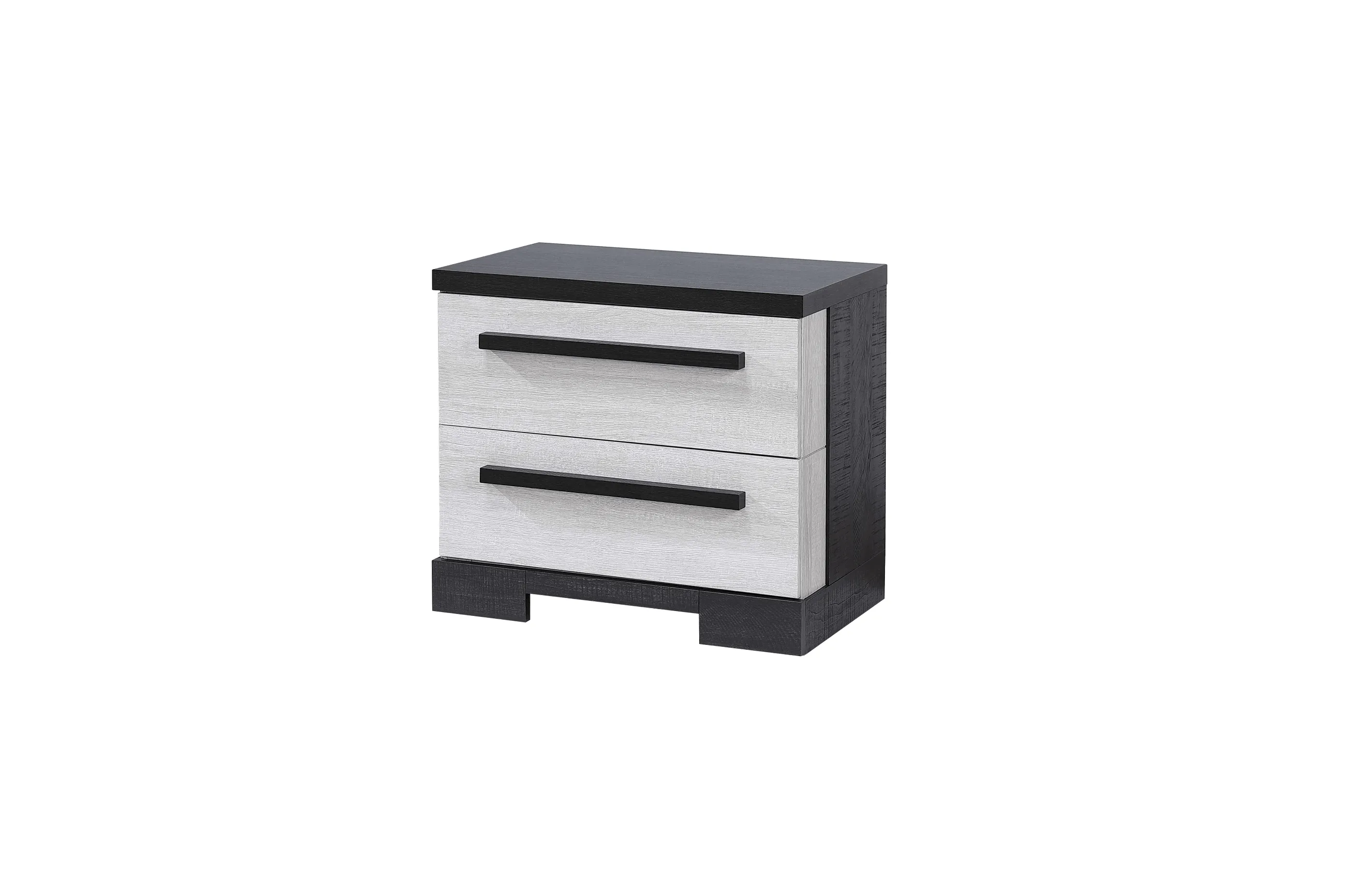 Remington Black and White Nightstand