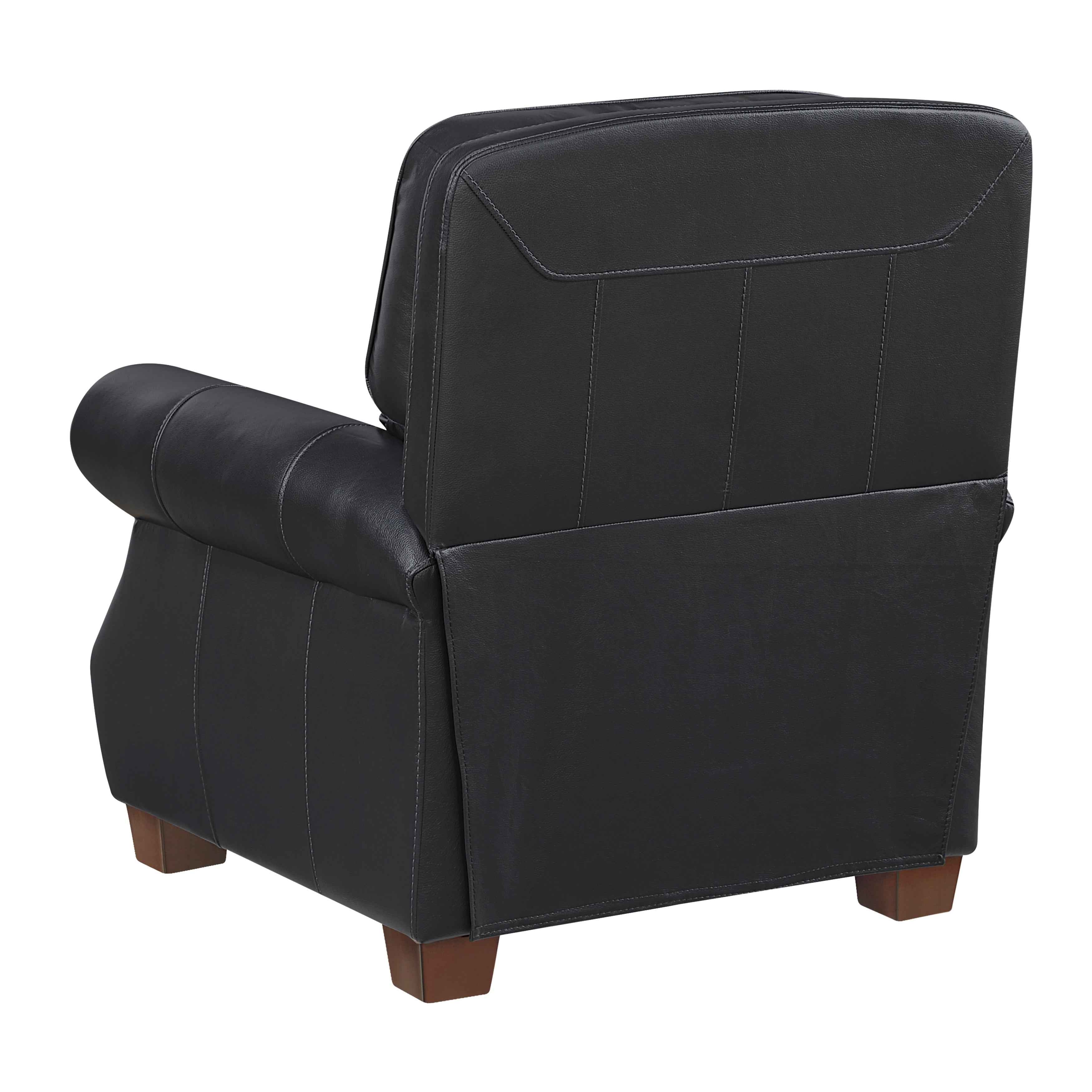 Remington Black Leather Living Room Set - Image 12
