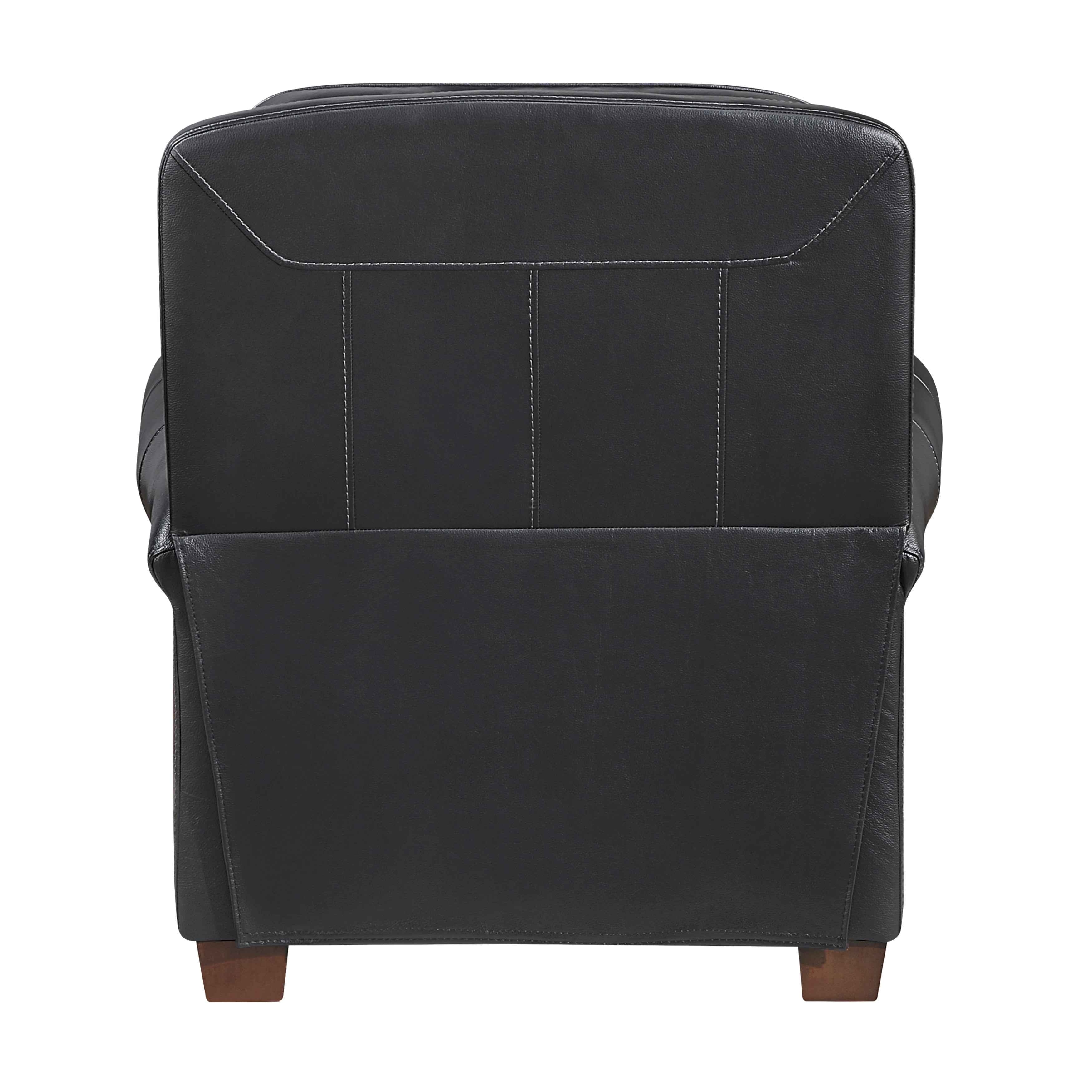 Remington Black Leather Living Room Set - Image 13