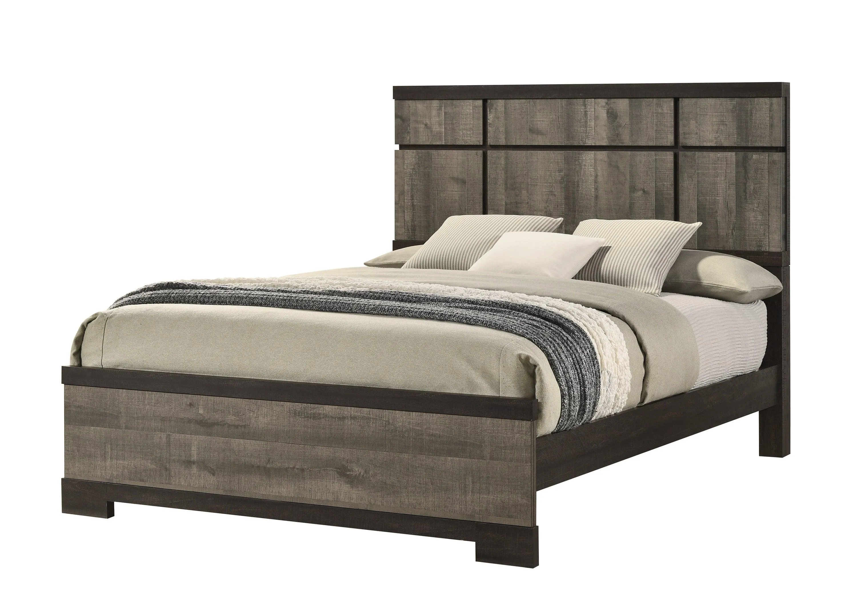 Remington Brown and Gray Panel Bedroom Set - Image 2
