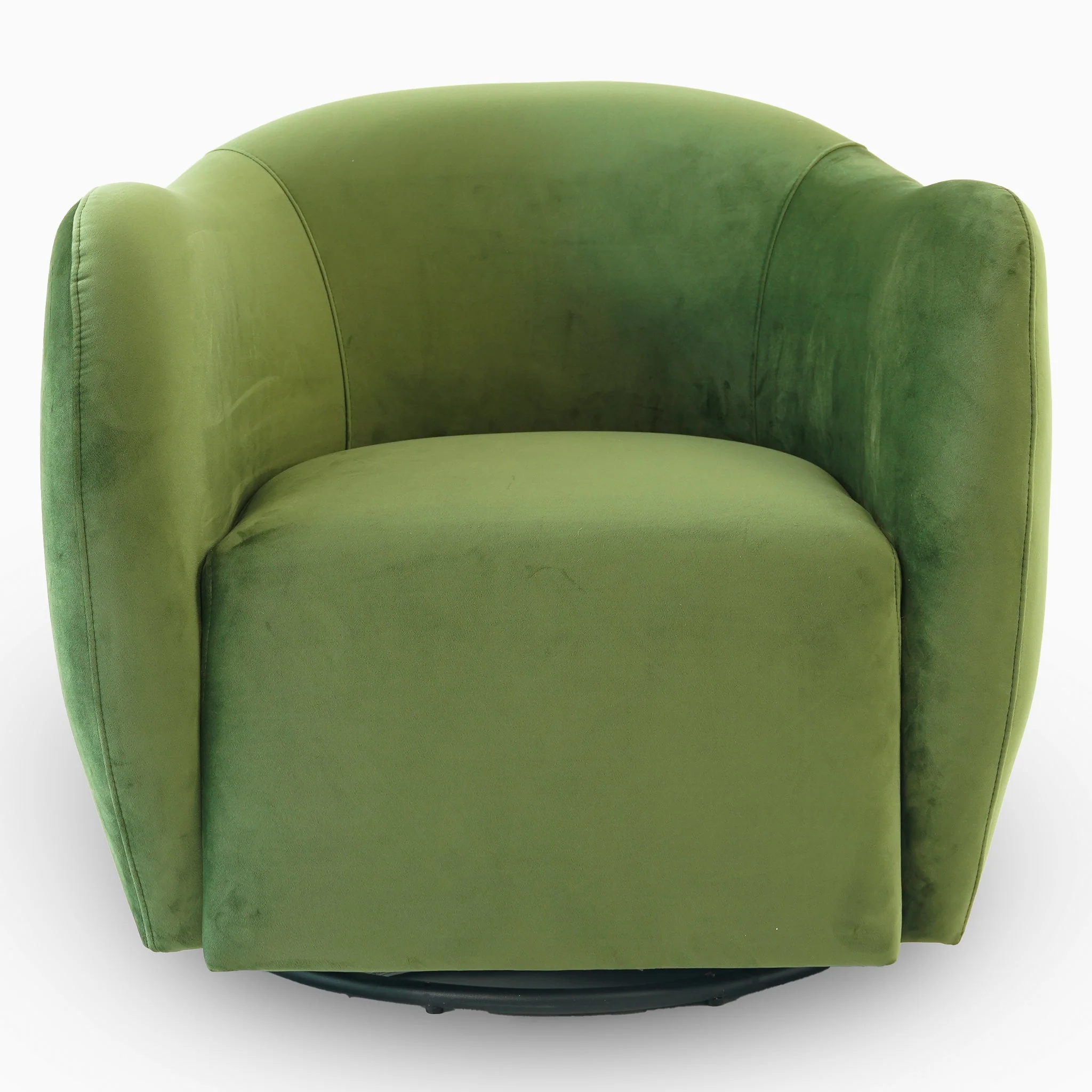 Renee Swivel Chair - Green Velvet - Image 2