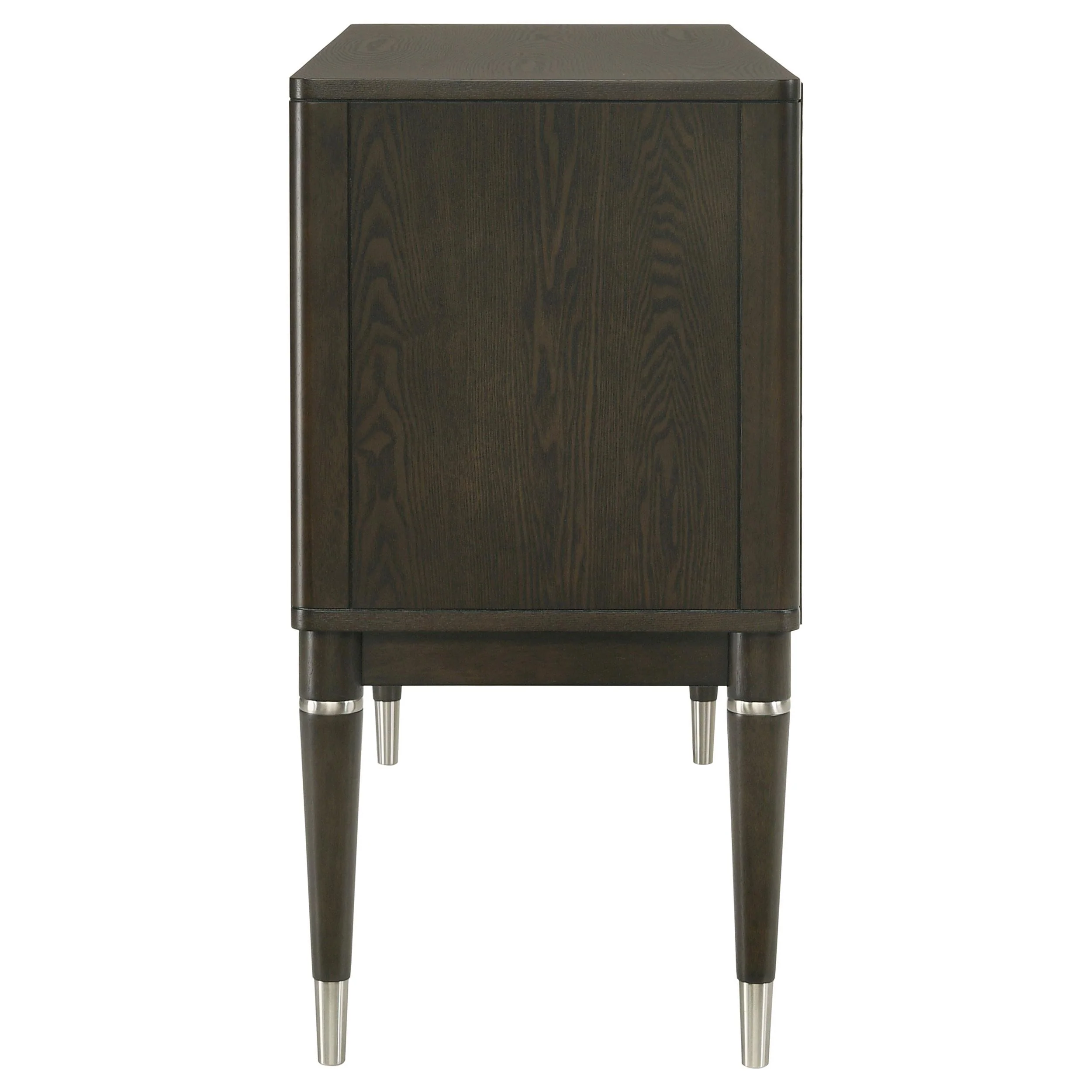 Reseda Ash Brown 4-Door Dining Sideboard Server - Image 10