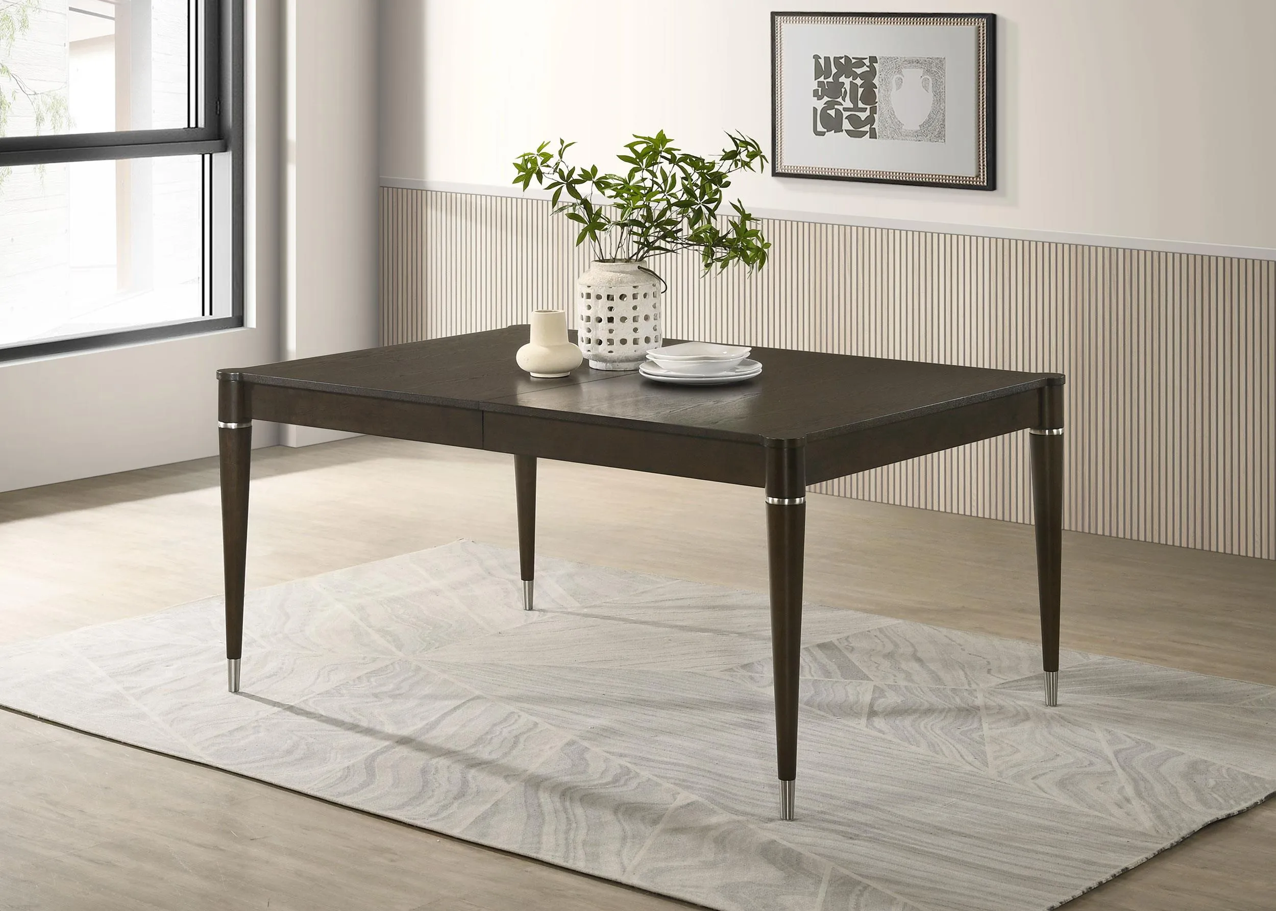 Reseda Ash Brown Extendable Dining Table - Image 2