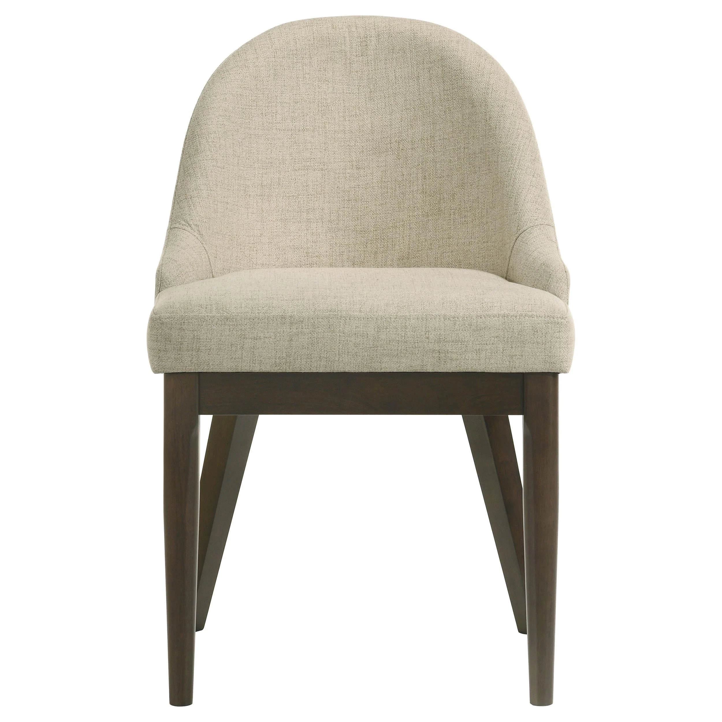 Reseda Oatmeal Upholstered Dining Side Chair, Set of 2 - Image 4