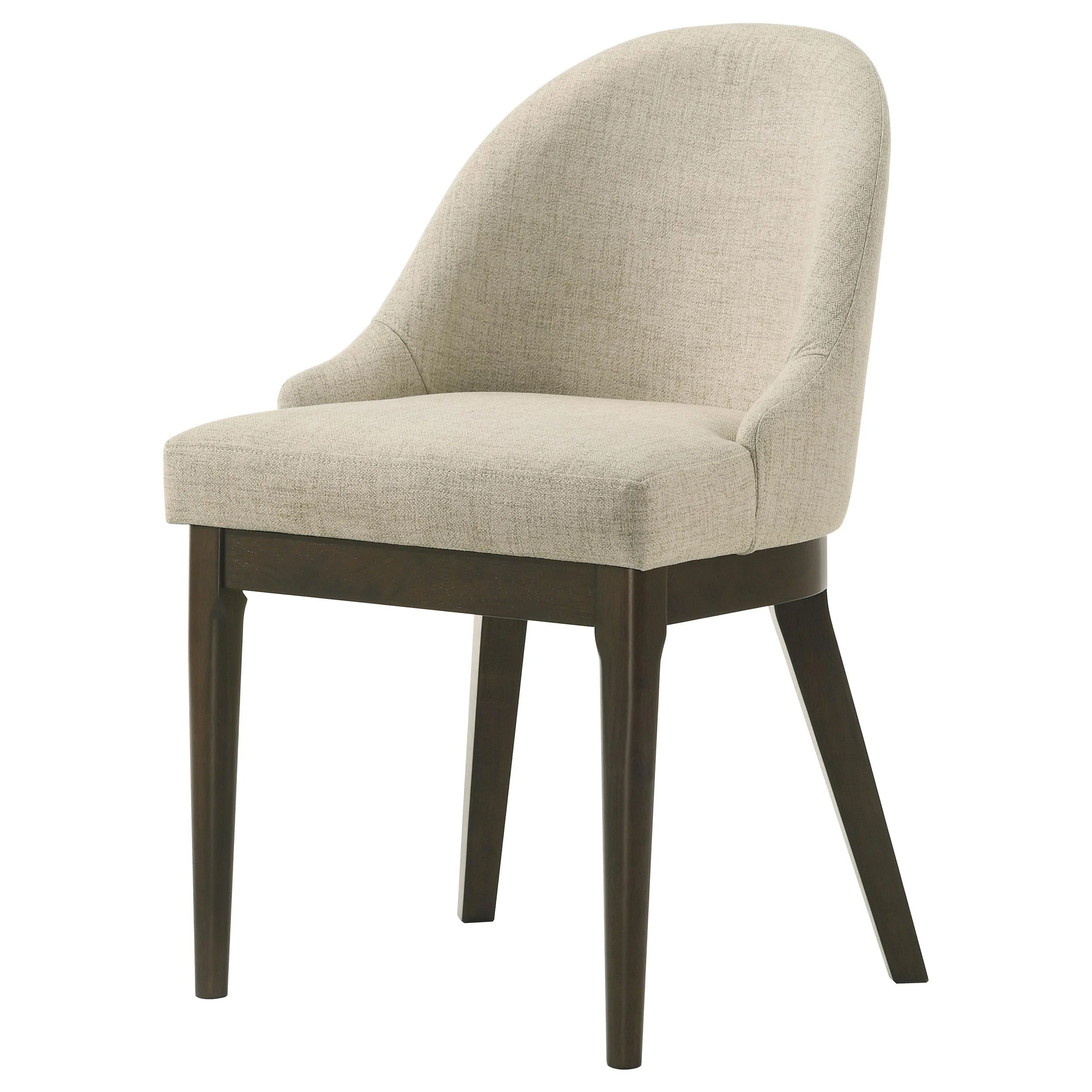 Reseda Oatmeal Upholstered Dining Side Chair, Set of 2 - Image 5