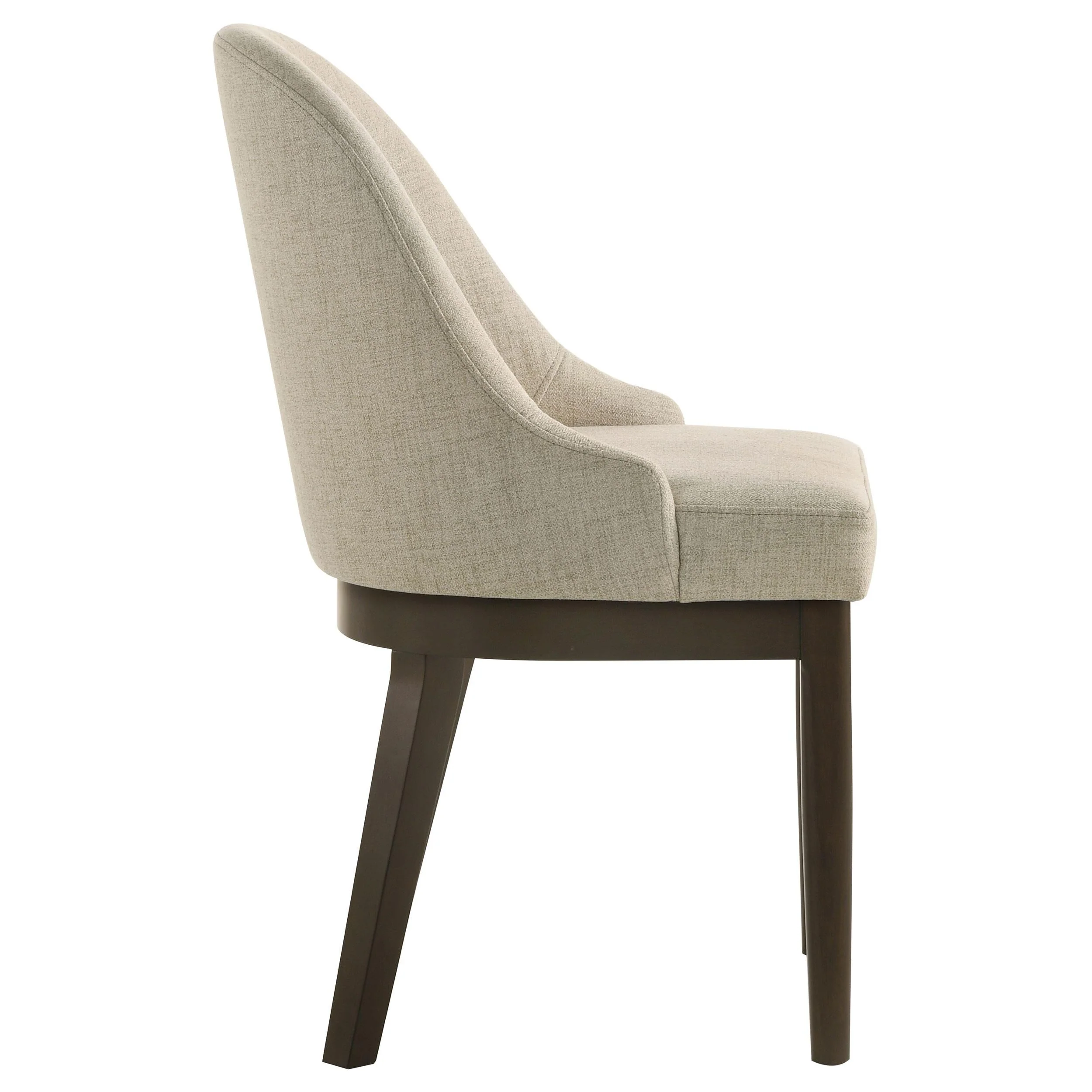 Reseda Oatmeal Upholstered Dining Side Chair, Set of 2 - Image 9