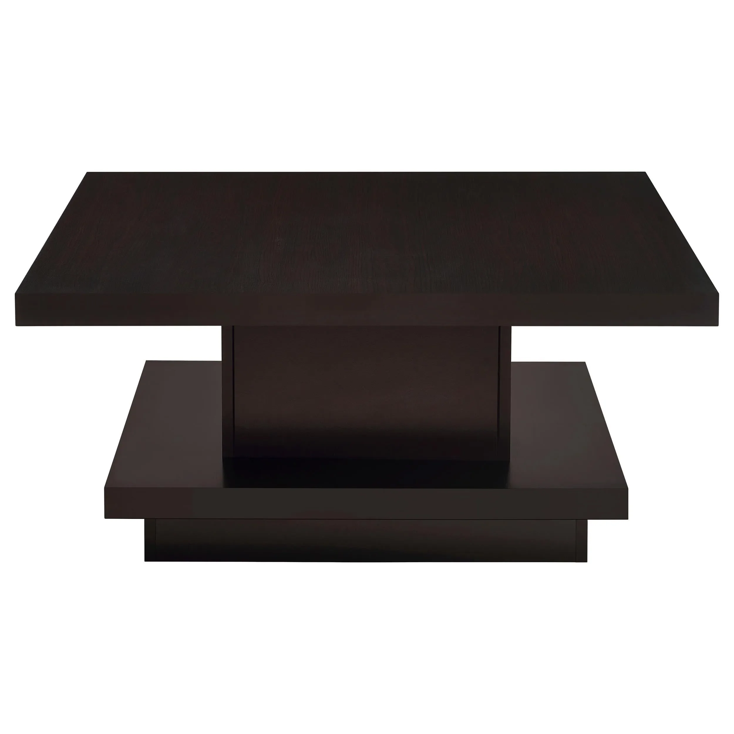 Reston Cappuccino 2-Piece Square Coffee and End Table Set - Image 7