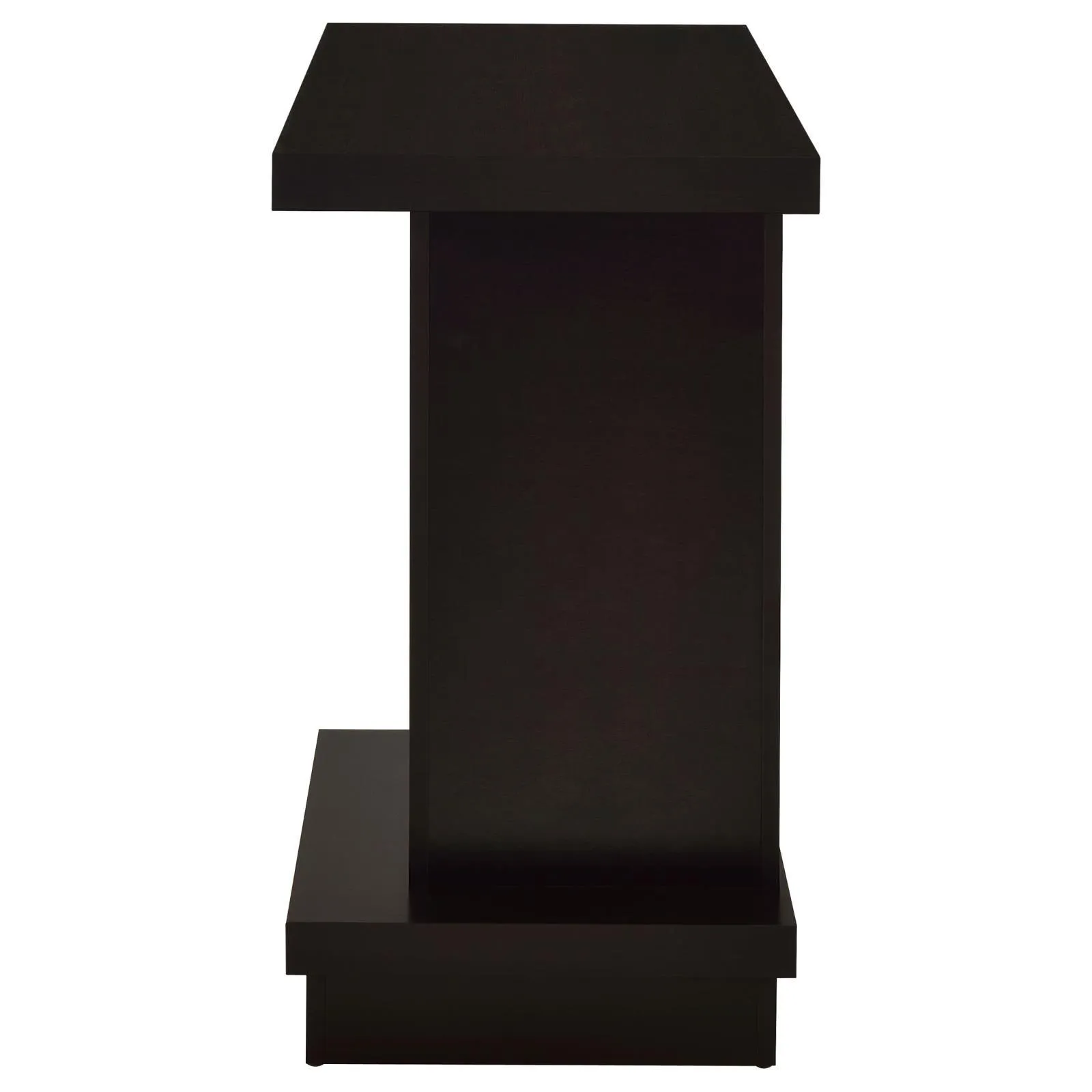 Reston Cappuccino Pedestal Sofa Table - Image 5