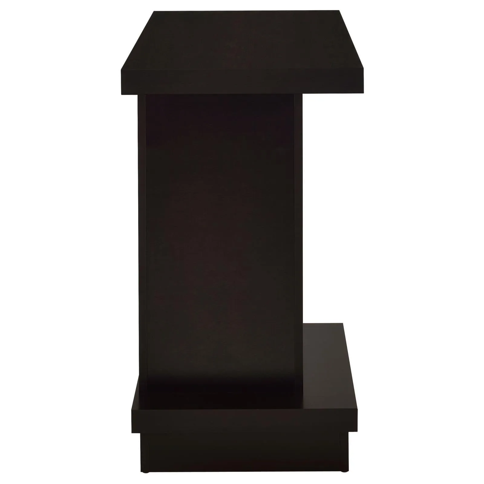 Reston Cappuccino Pedestal Sofa Table - Image 7