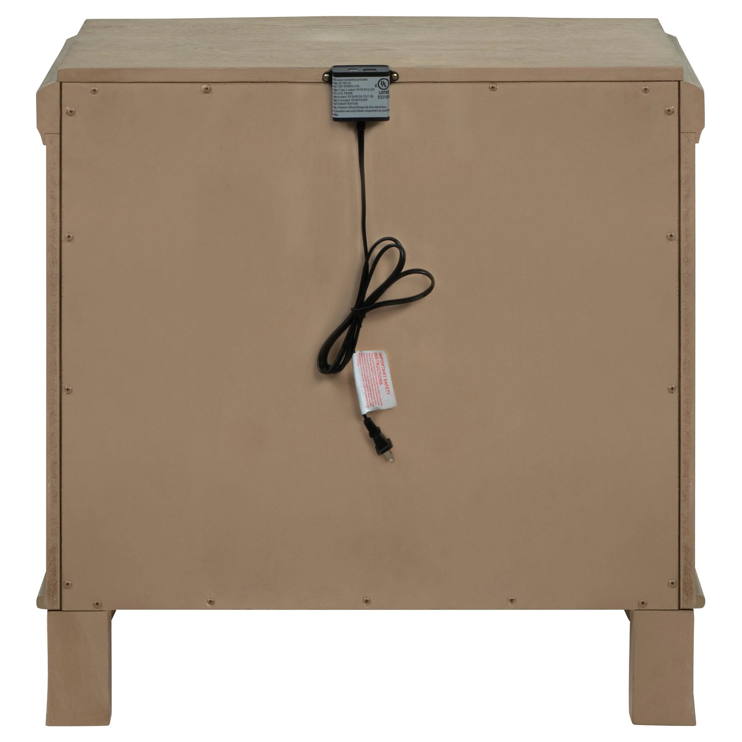 Revello Washed Mango 2-Drawer Nightstand - Image 6