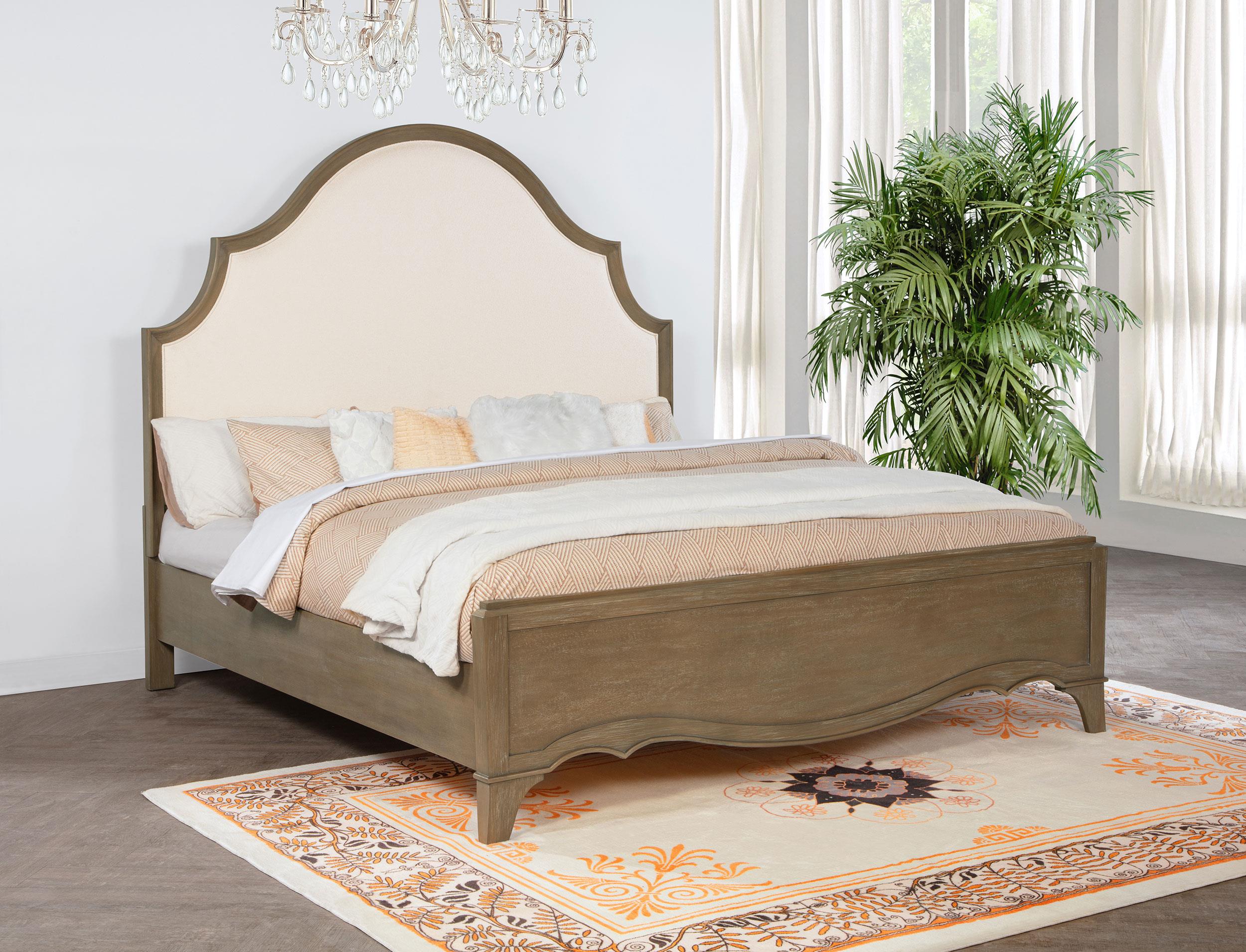 Revello Washed Mango Queen Panel Bed