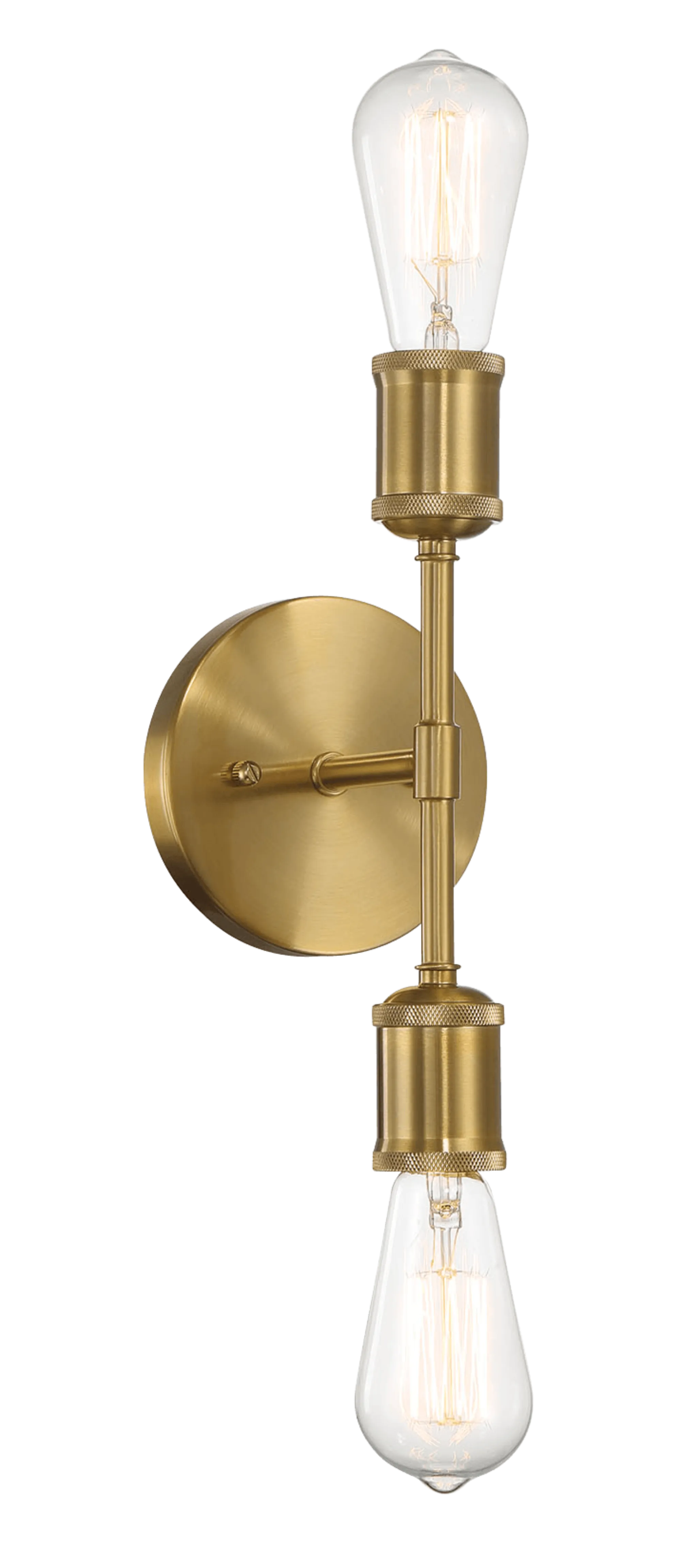 Reverie Double Lights Bathroom Wall Sconce over Mirror Bedroom Hallway Entryway 5"W × 10.75"H × 5"E - Image 3
