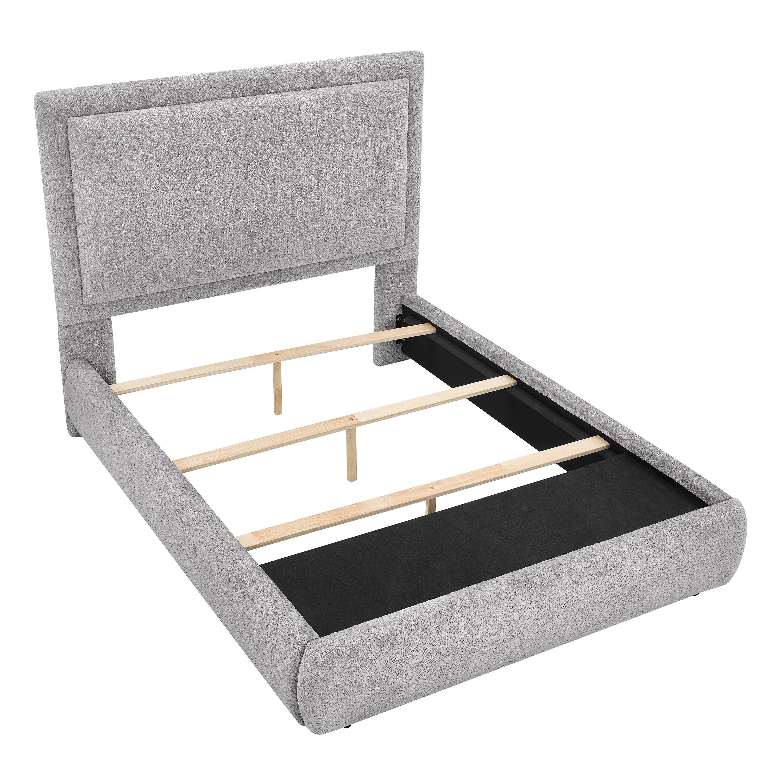 Reverie Pewter King Bed with Drawer - Image 3