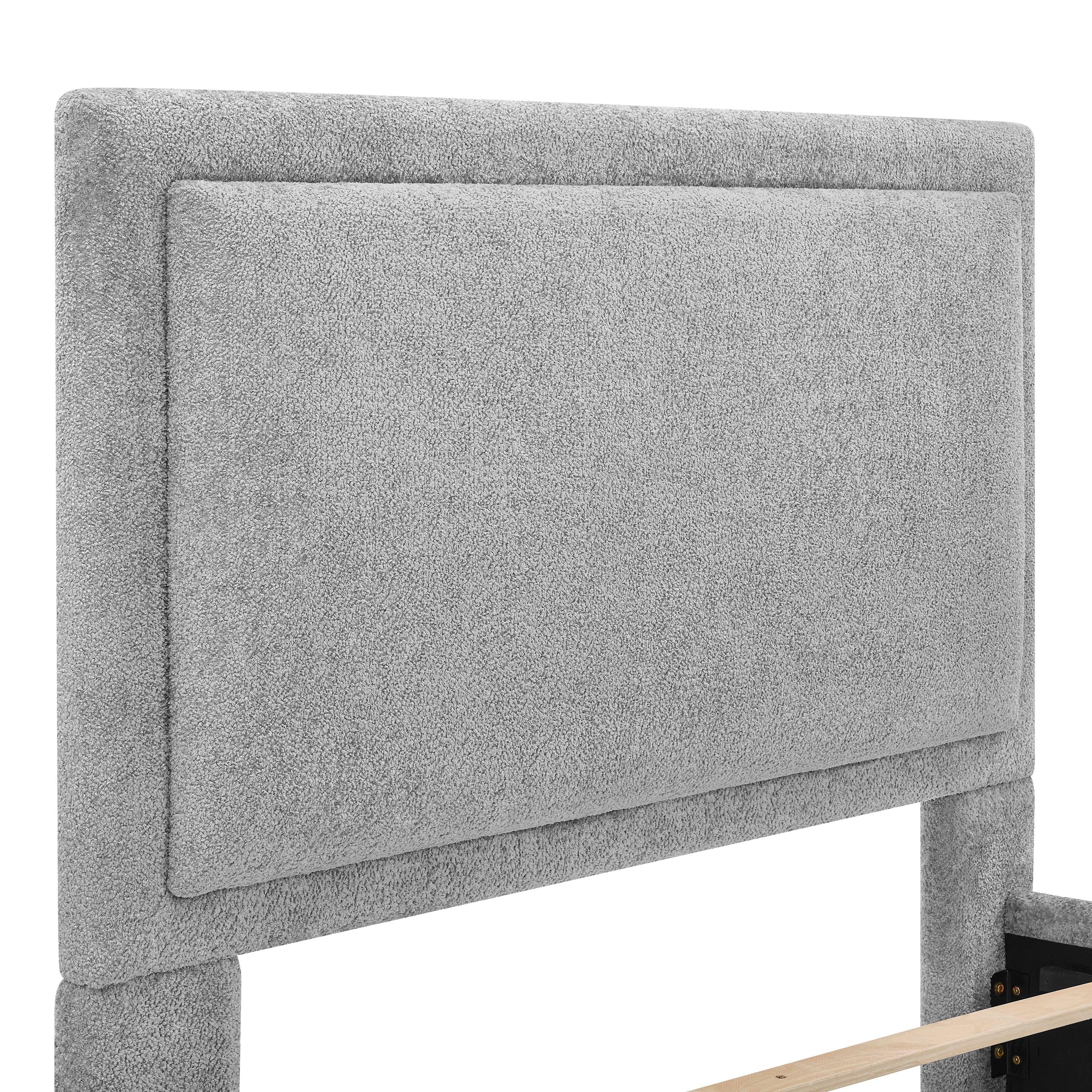 Reverie Pewter King Bed with Drawer - Image 5