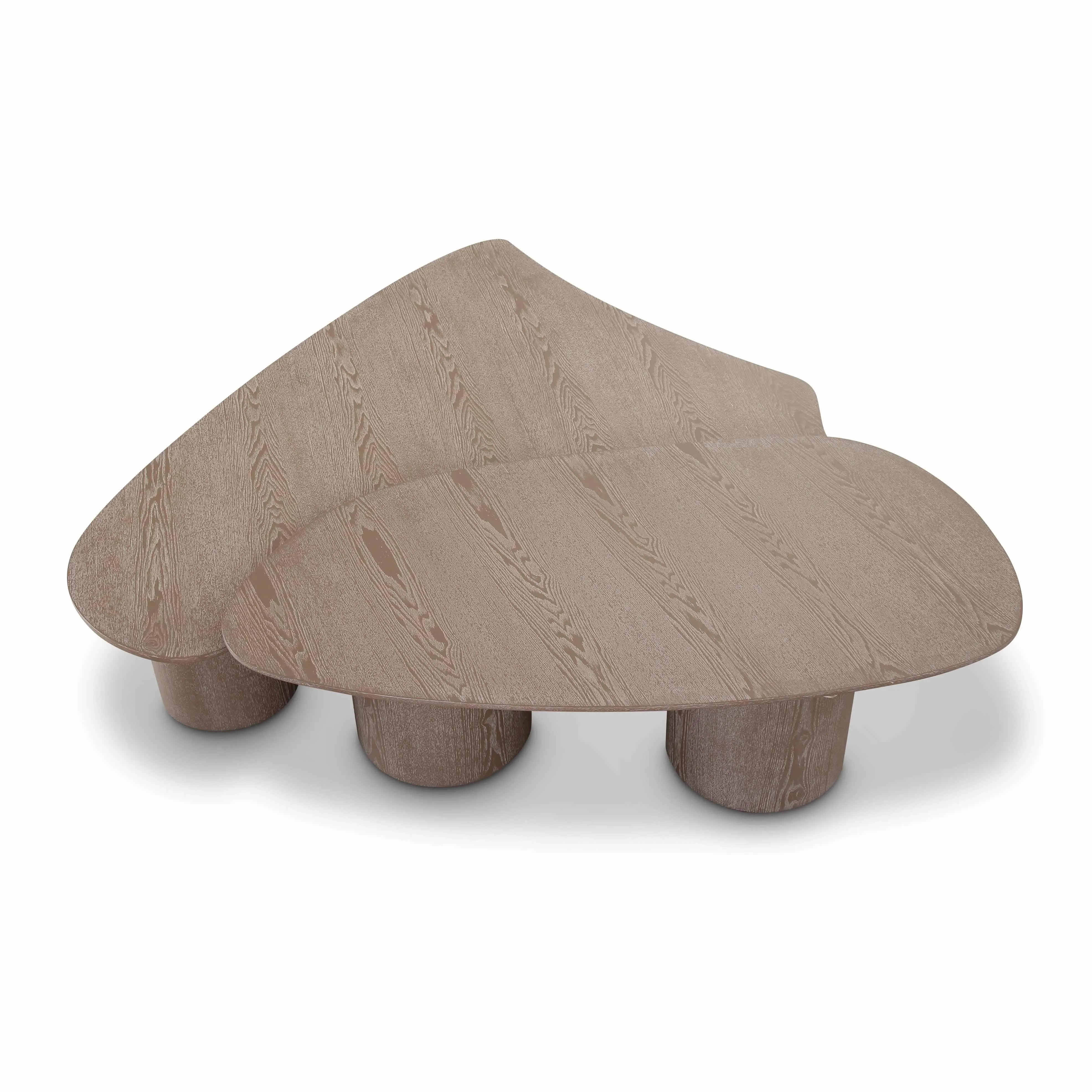 Rhema Washed Ash Nesting Coffee Table Set - Image 3
