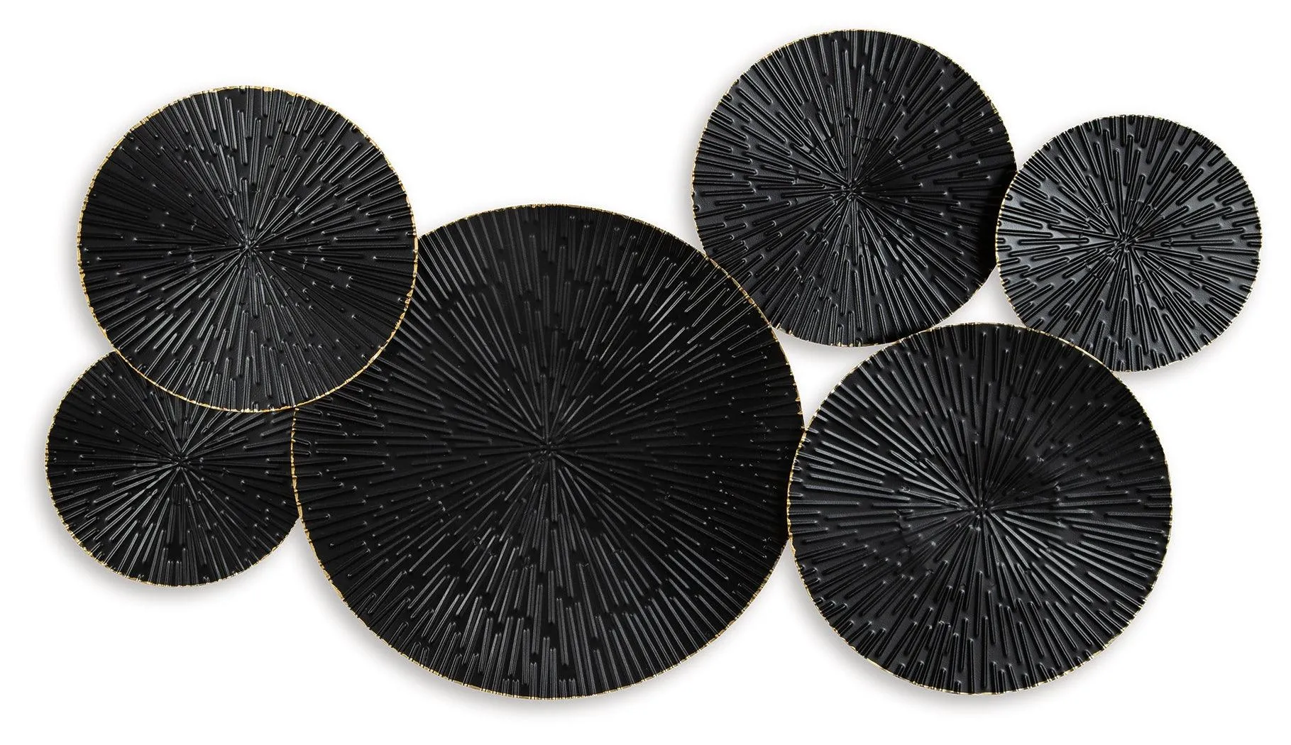Rhetlen Black/Gold Finish Wall Decor - Image 3