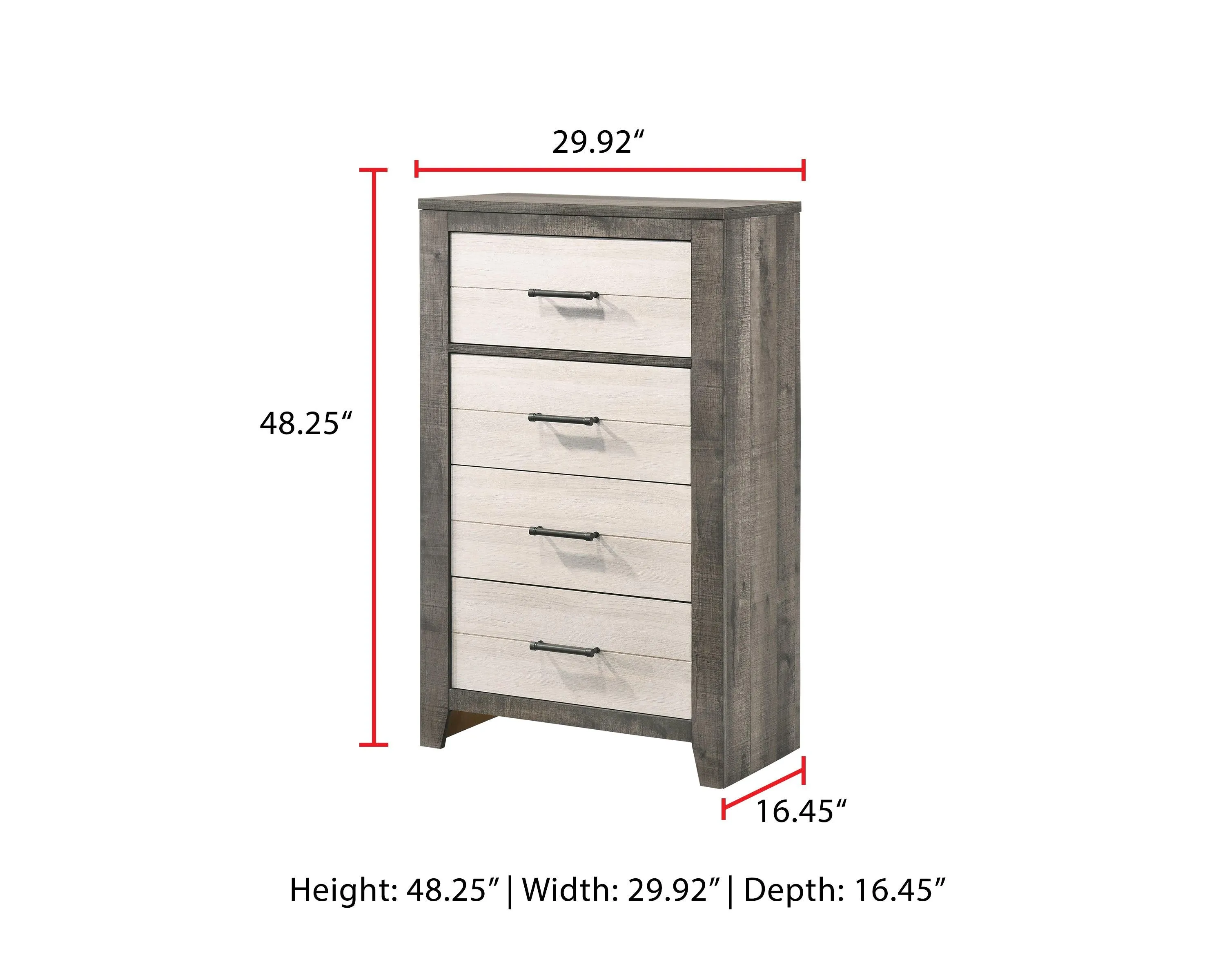 Rhett Brown and Cream Chest - Image 3