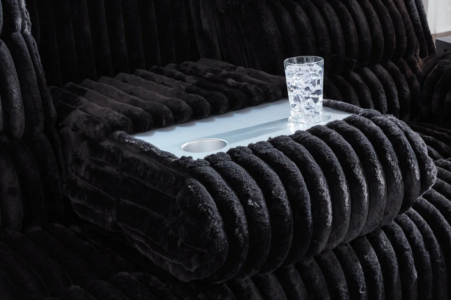 Rhine Falls Onyx Power Reclining Sofa and Loveseat - Image 7