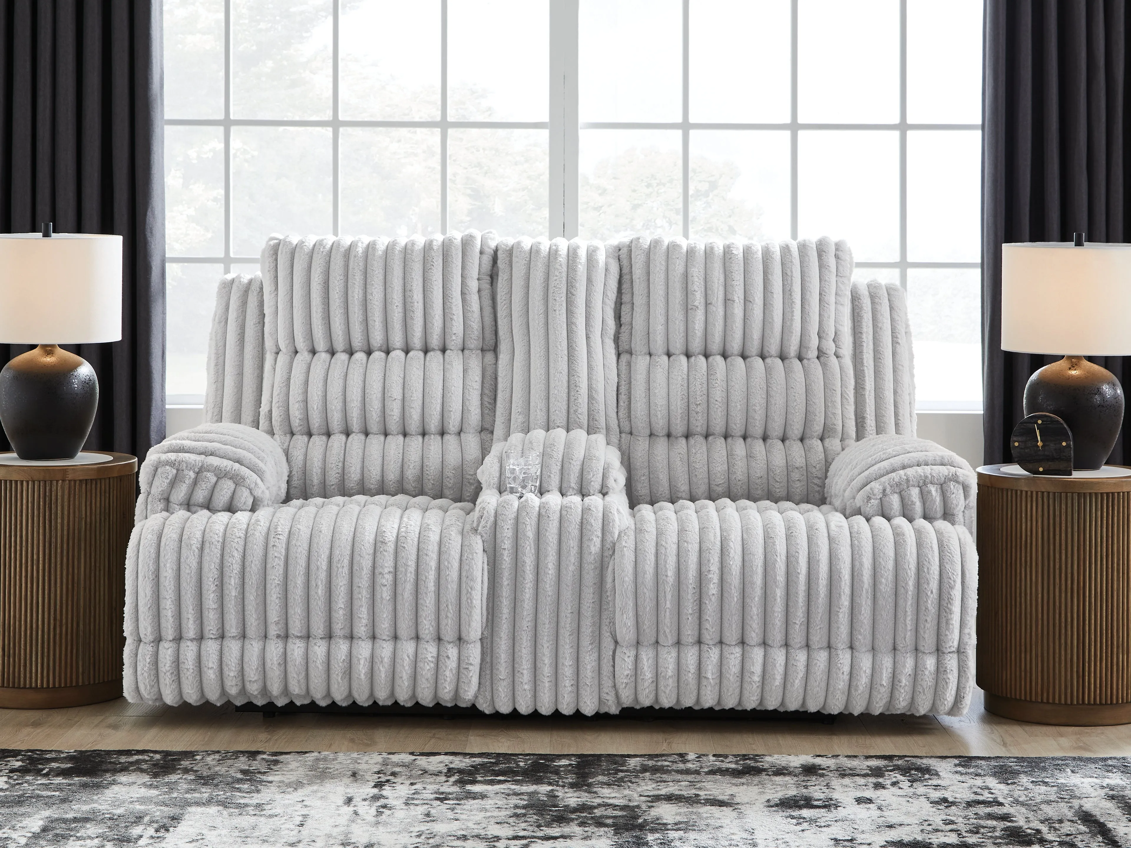 Rhines Falls Alloy Power Reclining Sofa and Loveseat - Image 5