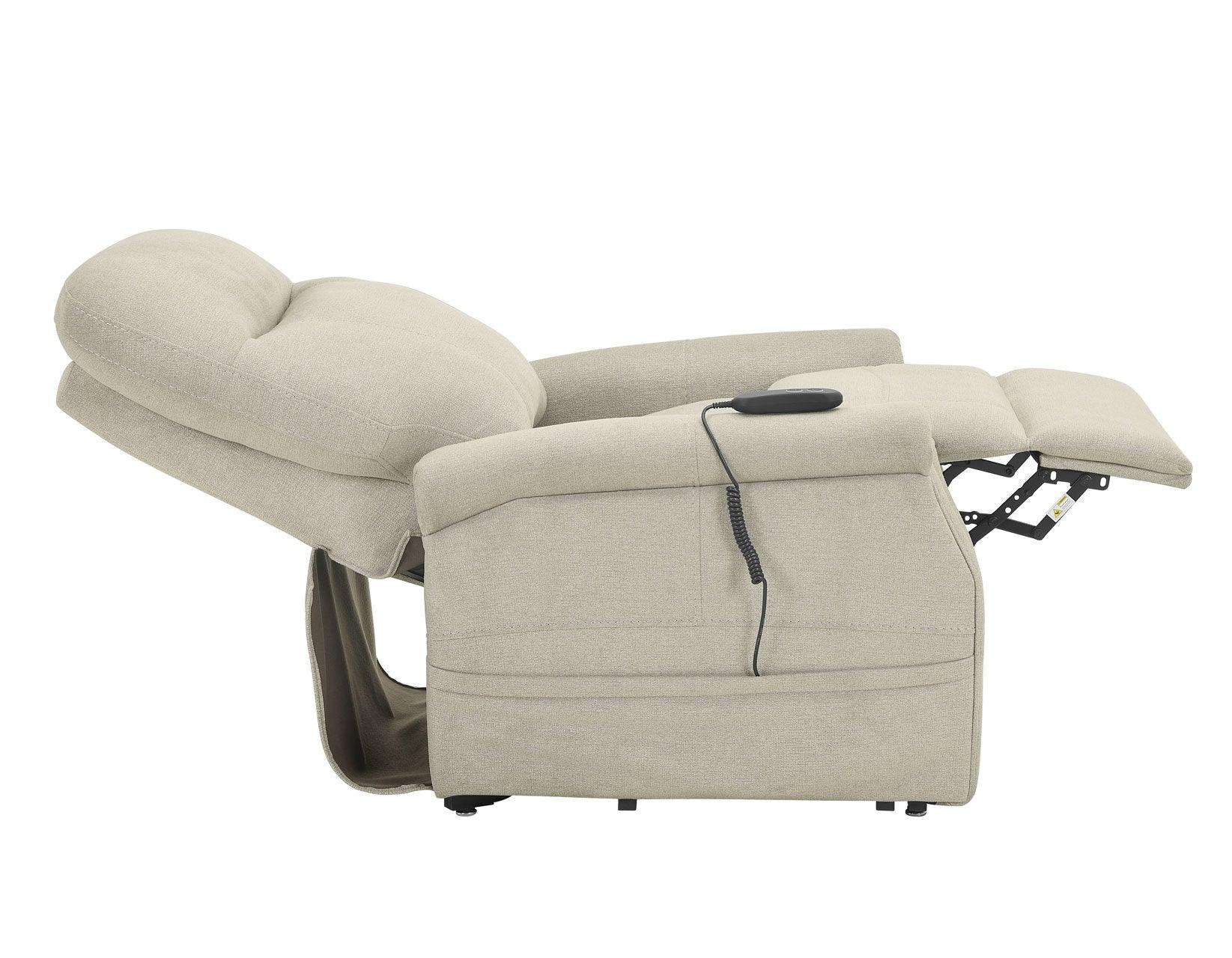 Rhodes Versatile Beige Power Lift Chair - Image 15