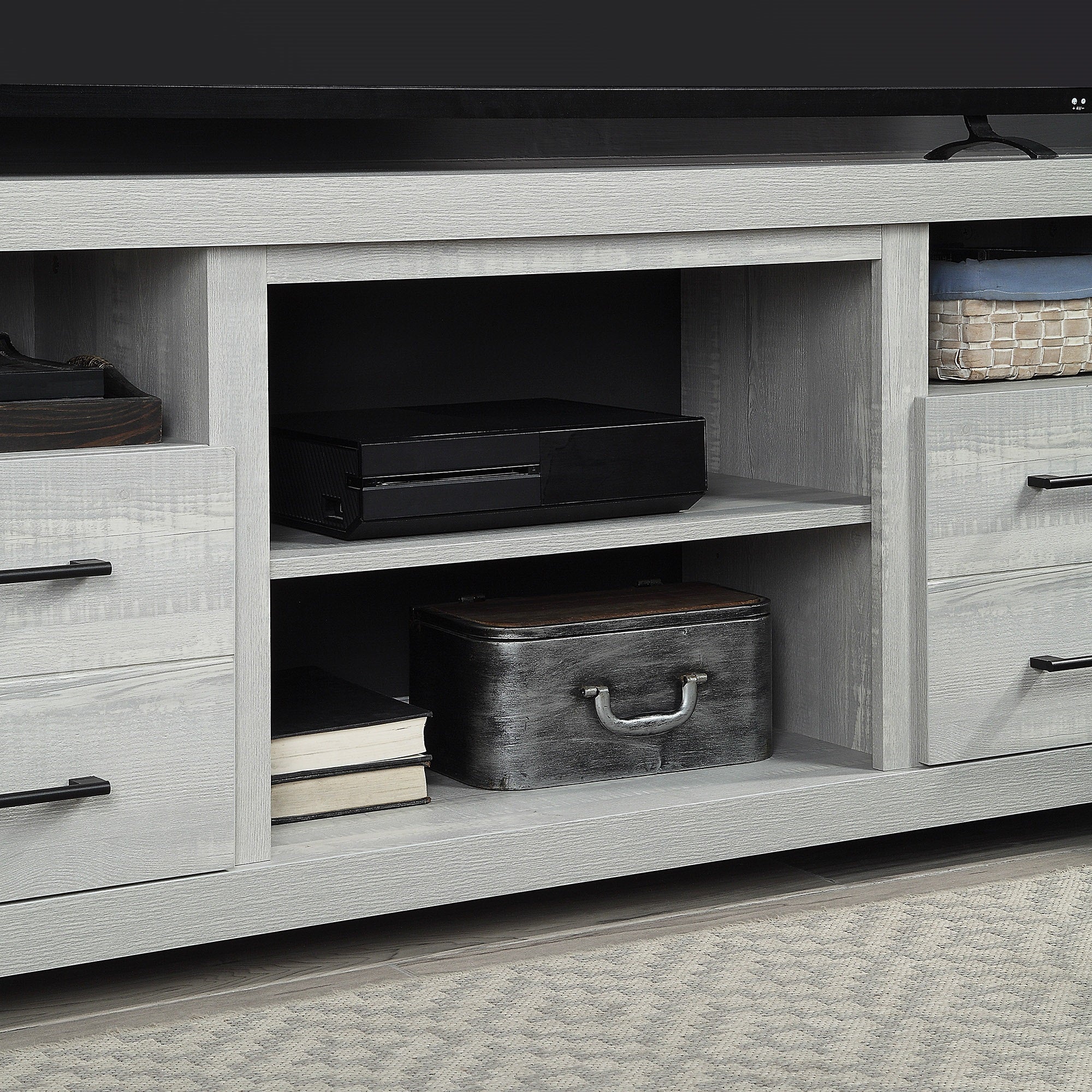 Richmond 60" TV Stand in Grey - Image 4