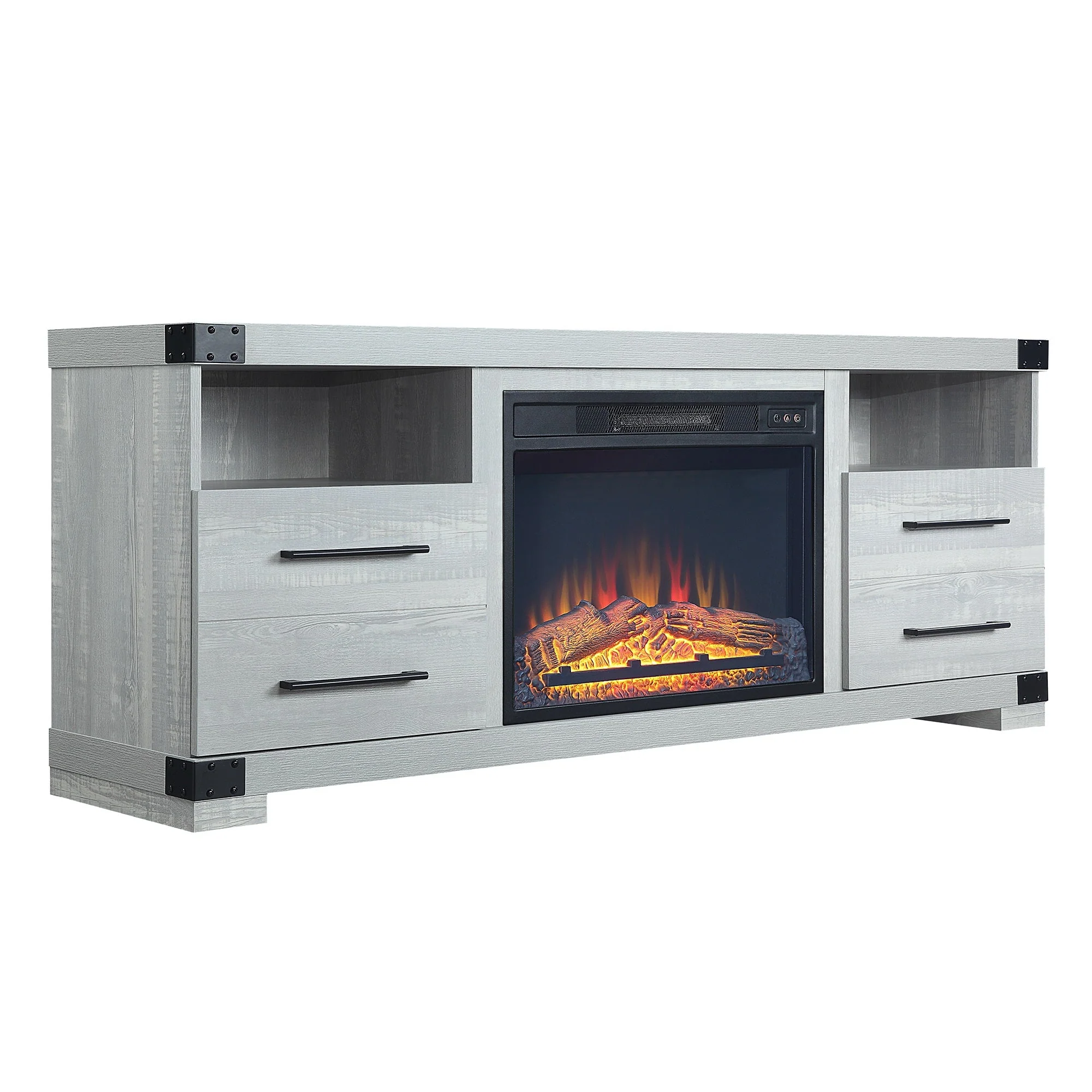 Richmond Fireplace in Grey - Image 5