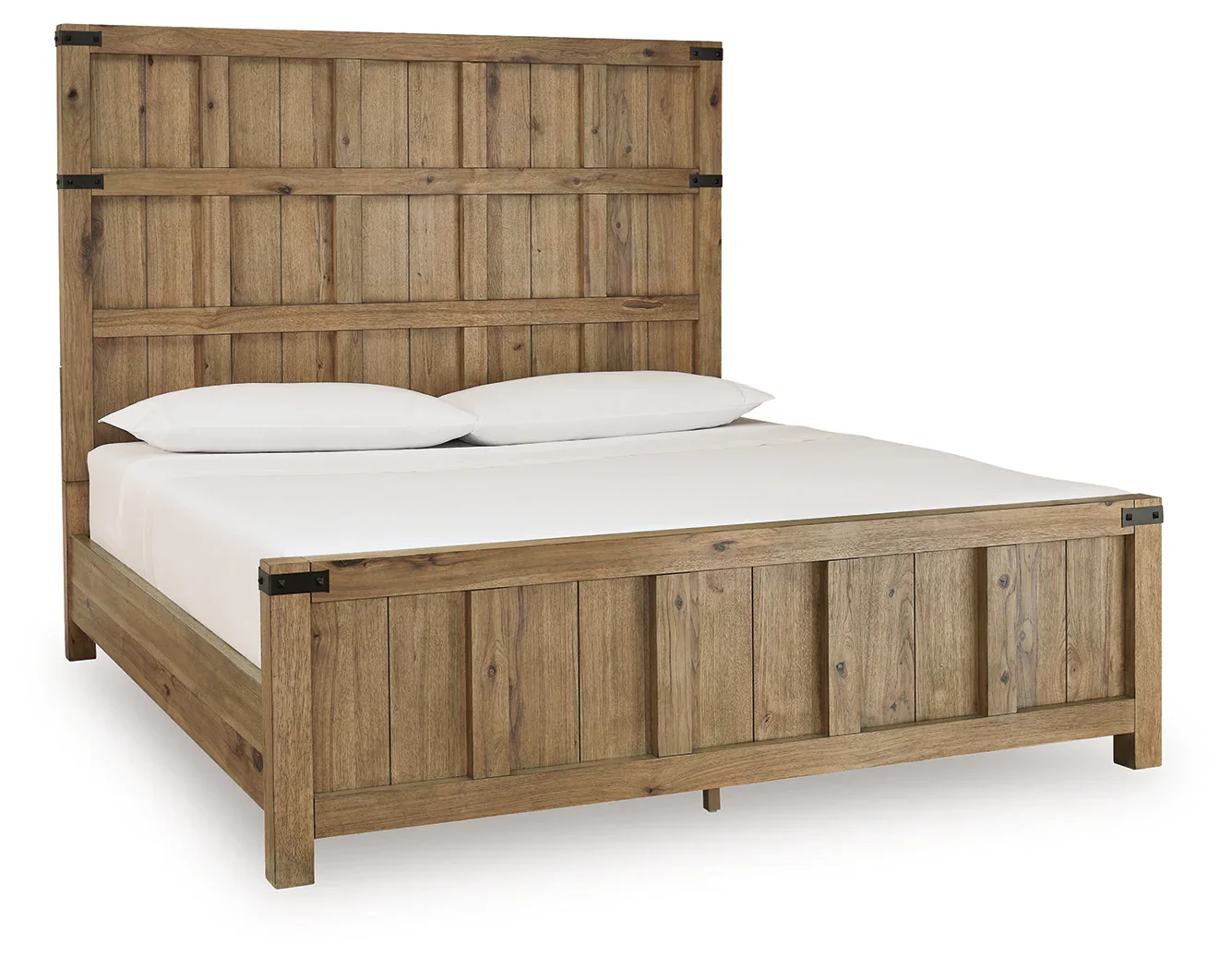 Ridgester Light Brown California King Panel Bed - Image 2