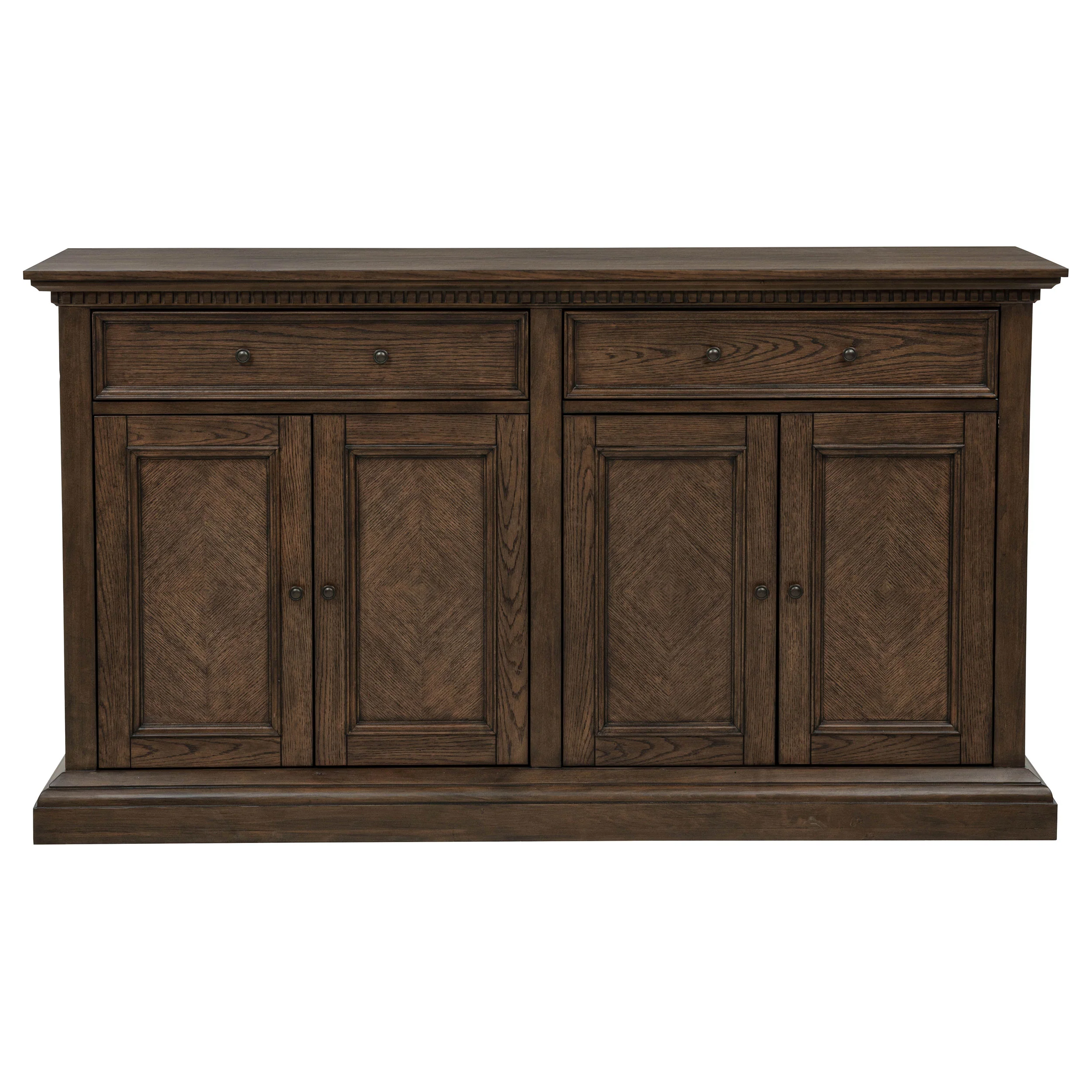 Ridgewell Dark Oak 2-drawer 4-door Dining Server - Image 3