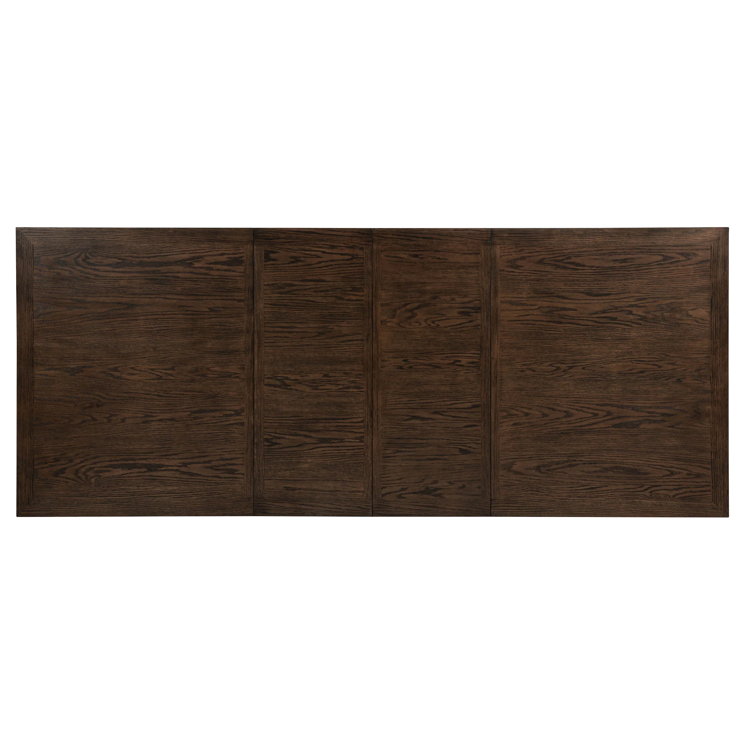 Ridgewell Dark Oak 9-piece Rectangular Trestle Dining Set - Image 6