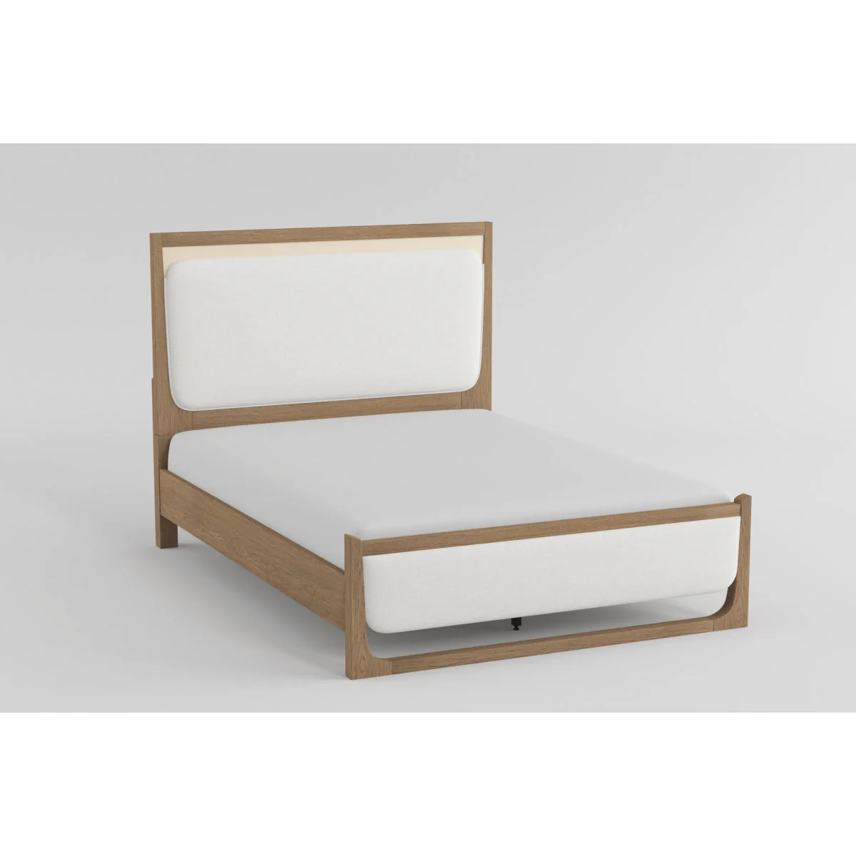 Riley Light Brown California King Upholstered Bed - Image 10