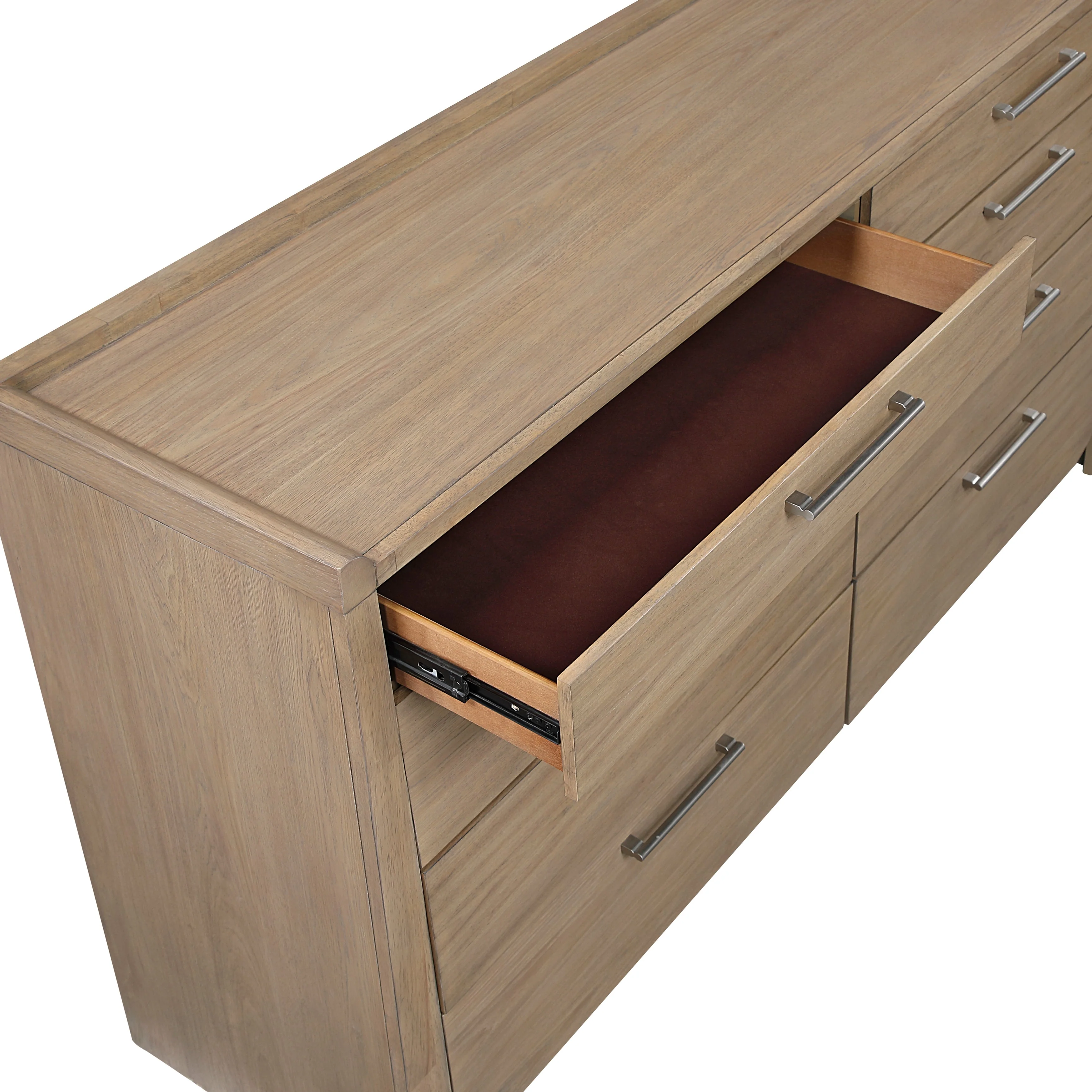 Riley Light Brown Dresser - Image 4