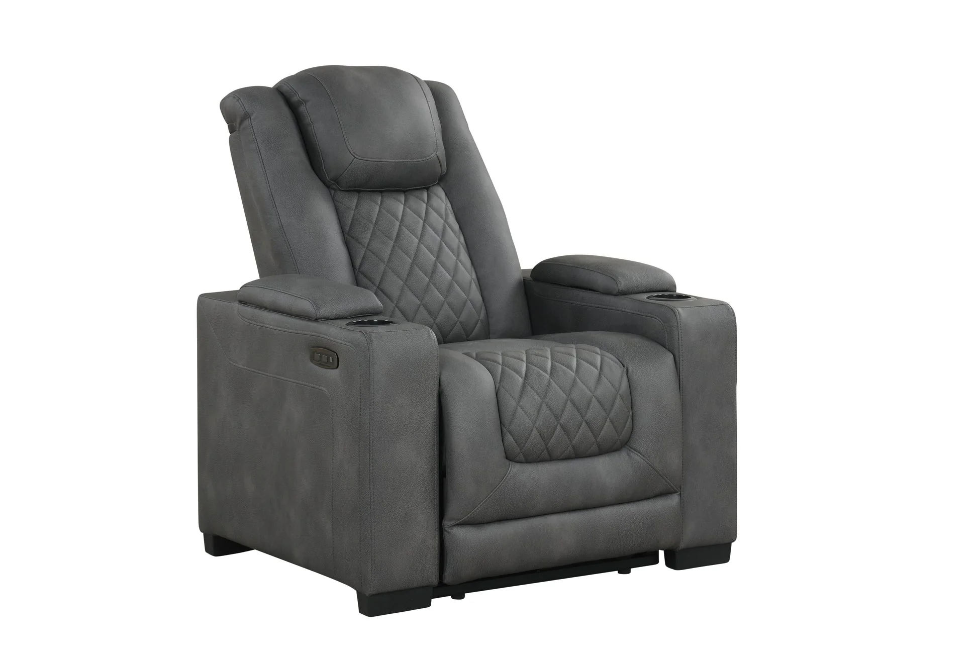 Rima Dark Grey 3-Piece Power Reclining Living Room Set [Special Price] - Image 8