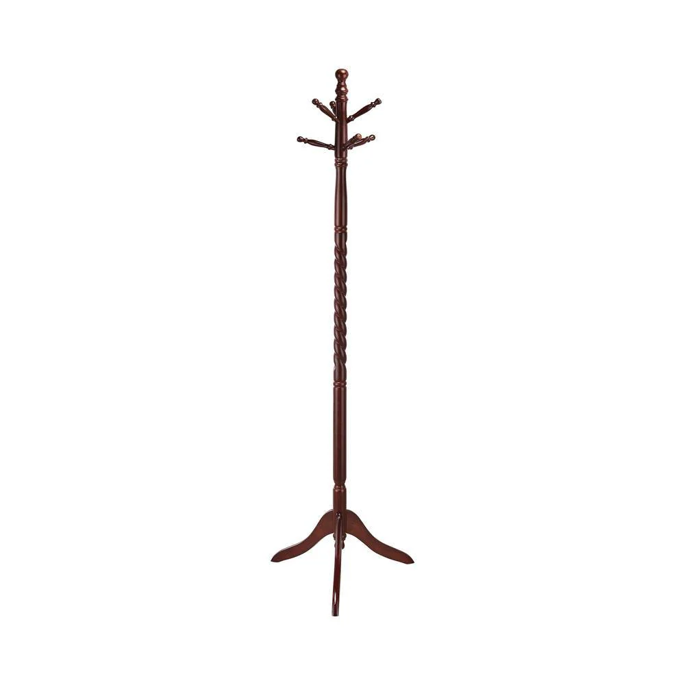 Riona Merlot 2-Tier Coat Rack - Image 2
