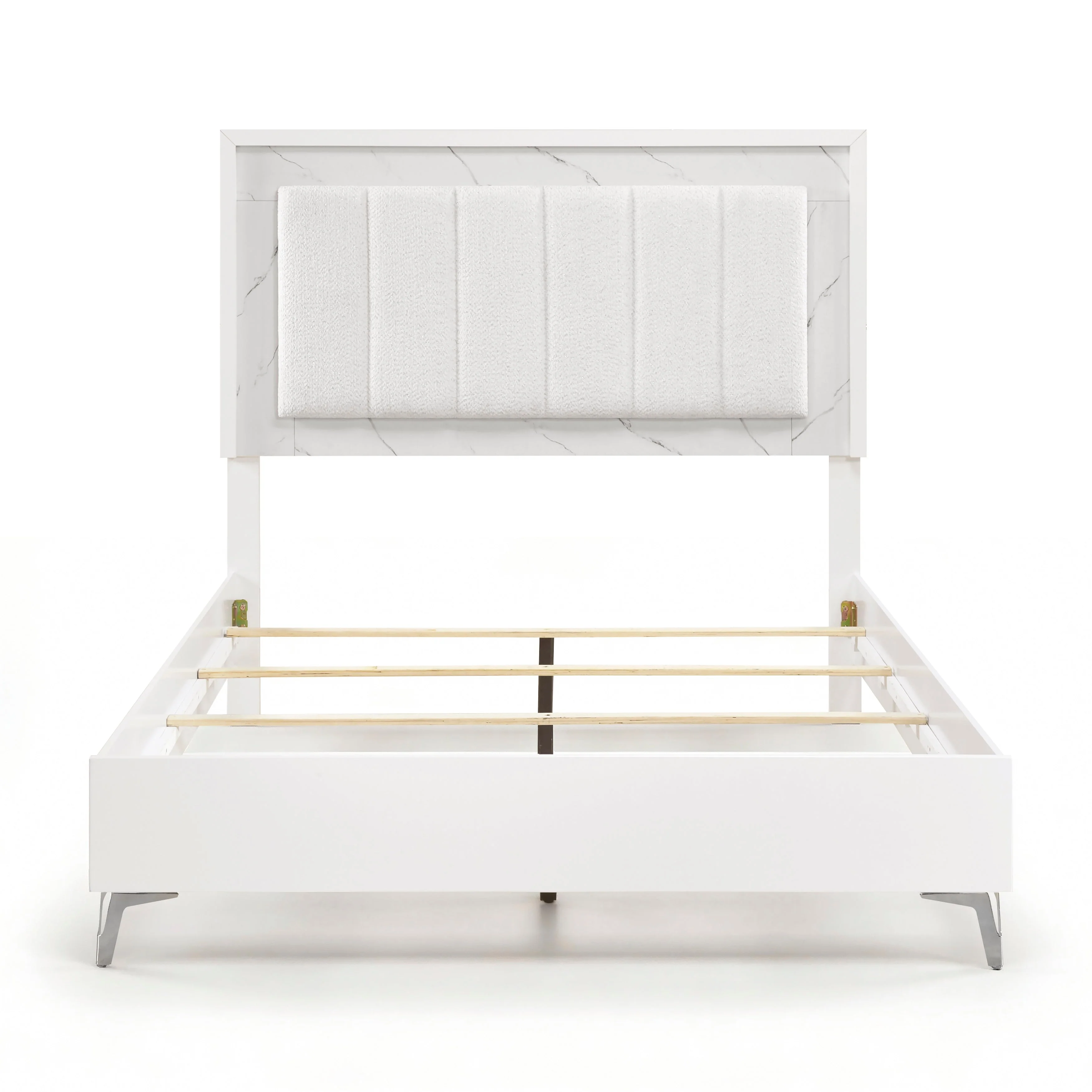 Ripple White Led Panel Bedroom Set - Image 3