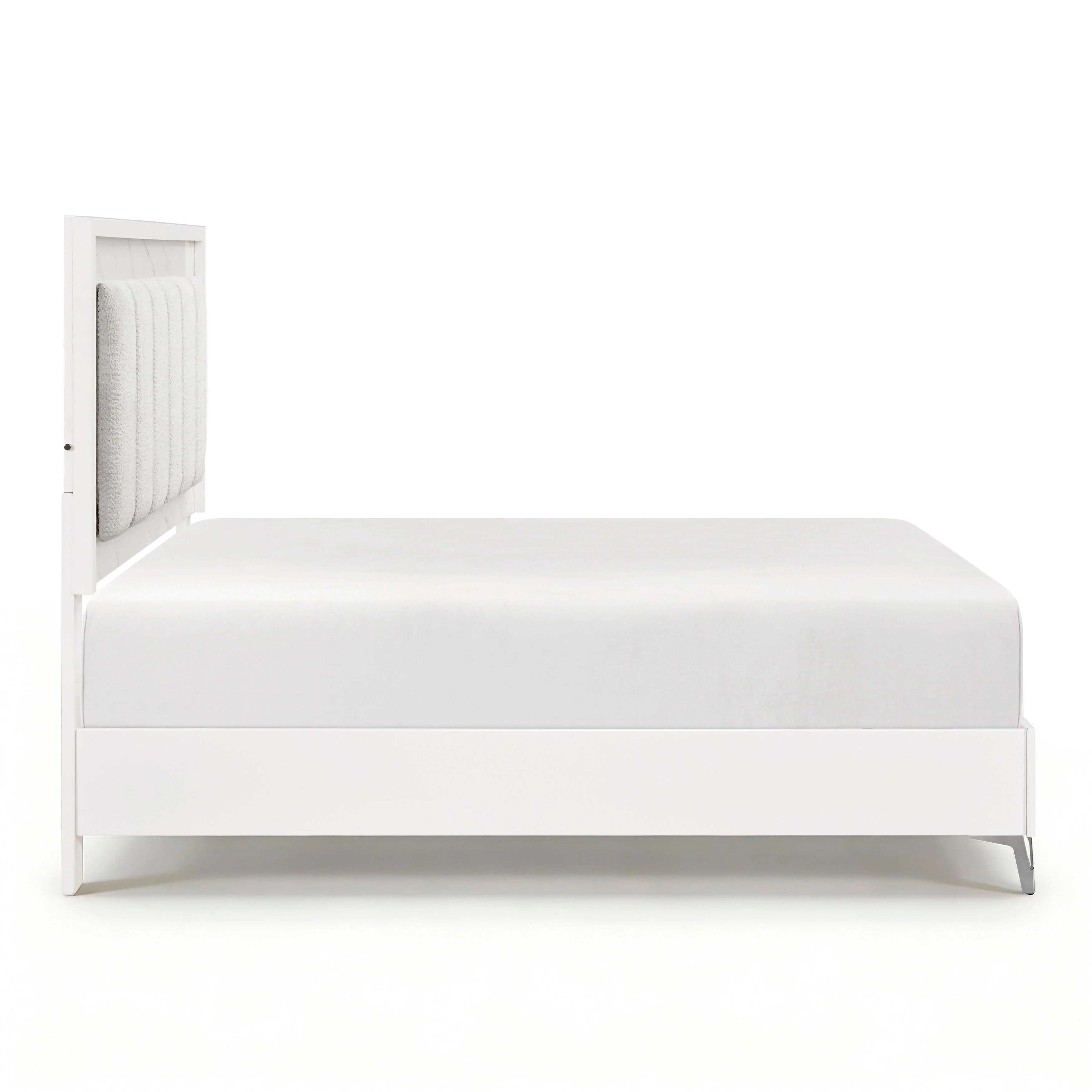 Ripple White Led Panel Bedroom Set - Image 6