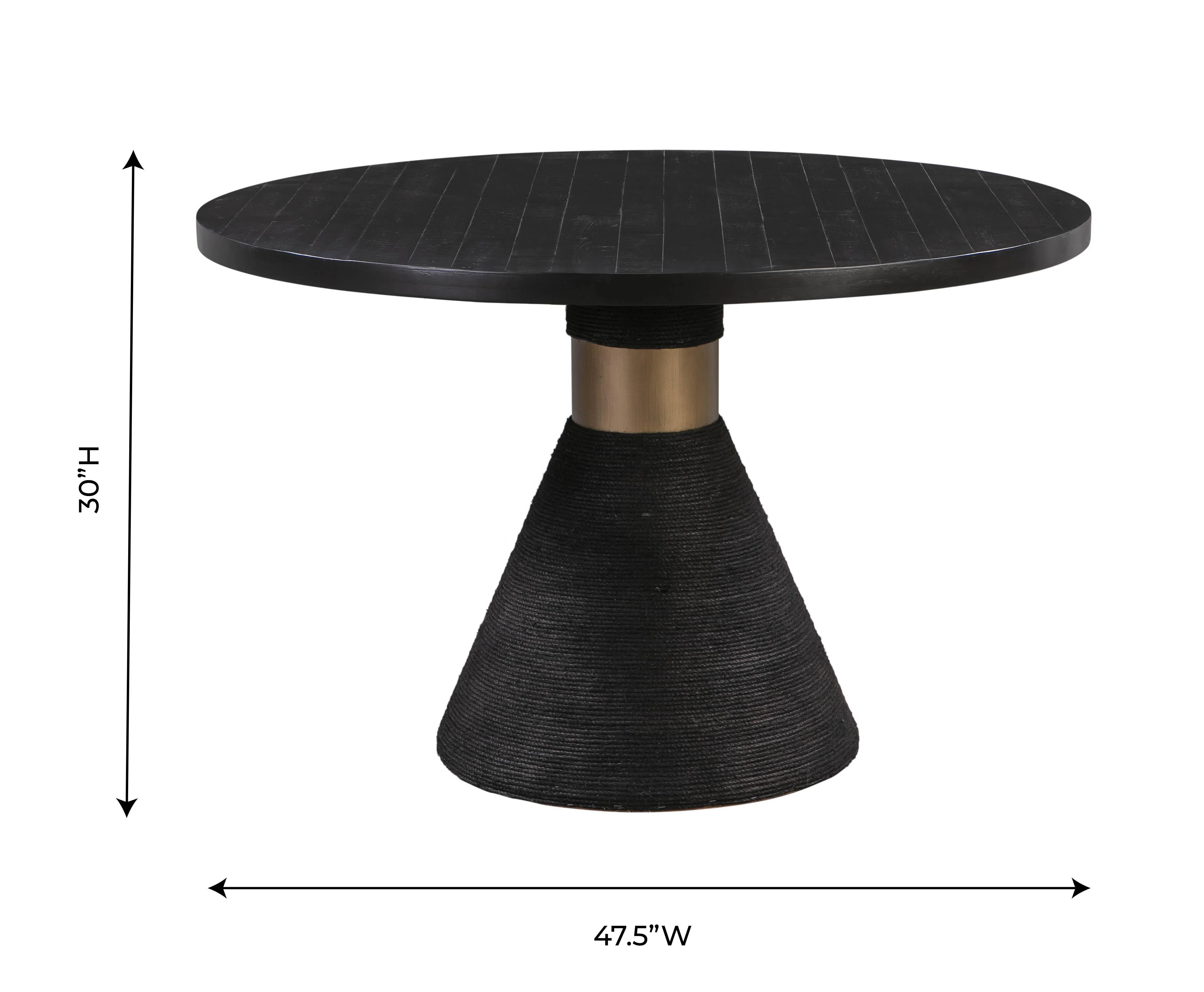 Rishi Rope 48" Round Dining Table - Image 13