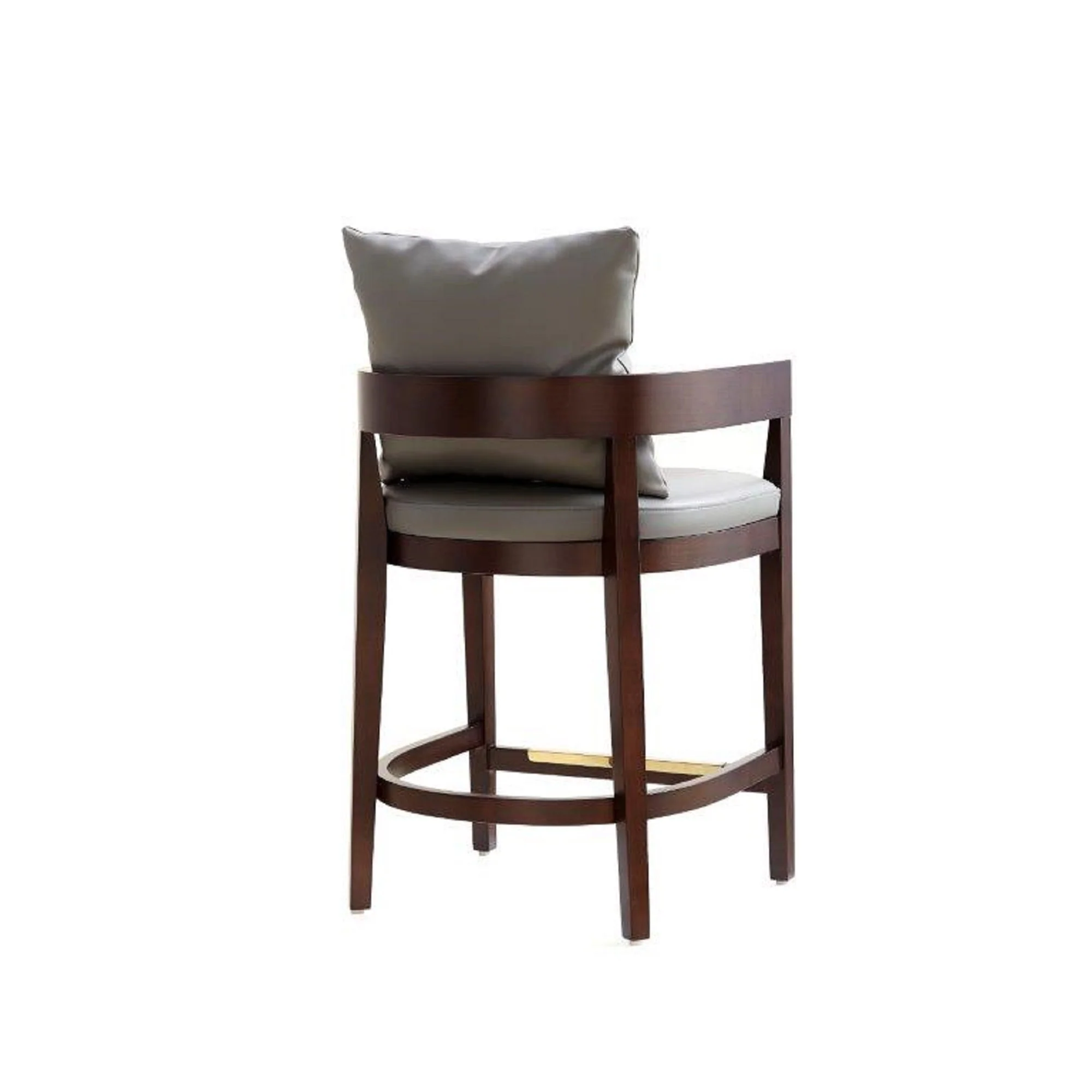 Ritz Counter Stool in Grey and Dark Walnut - Image 6