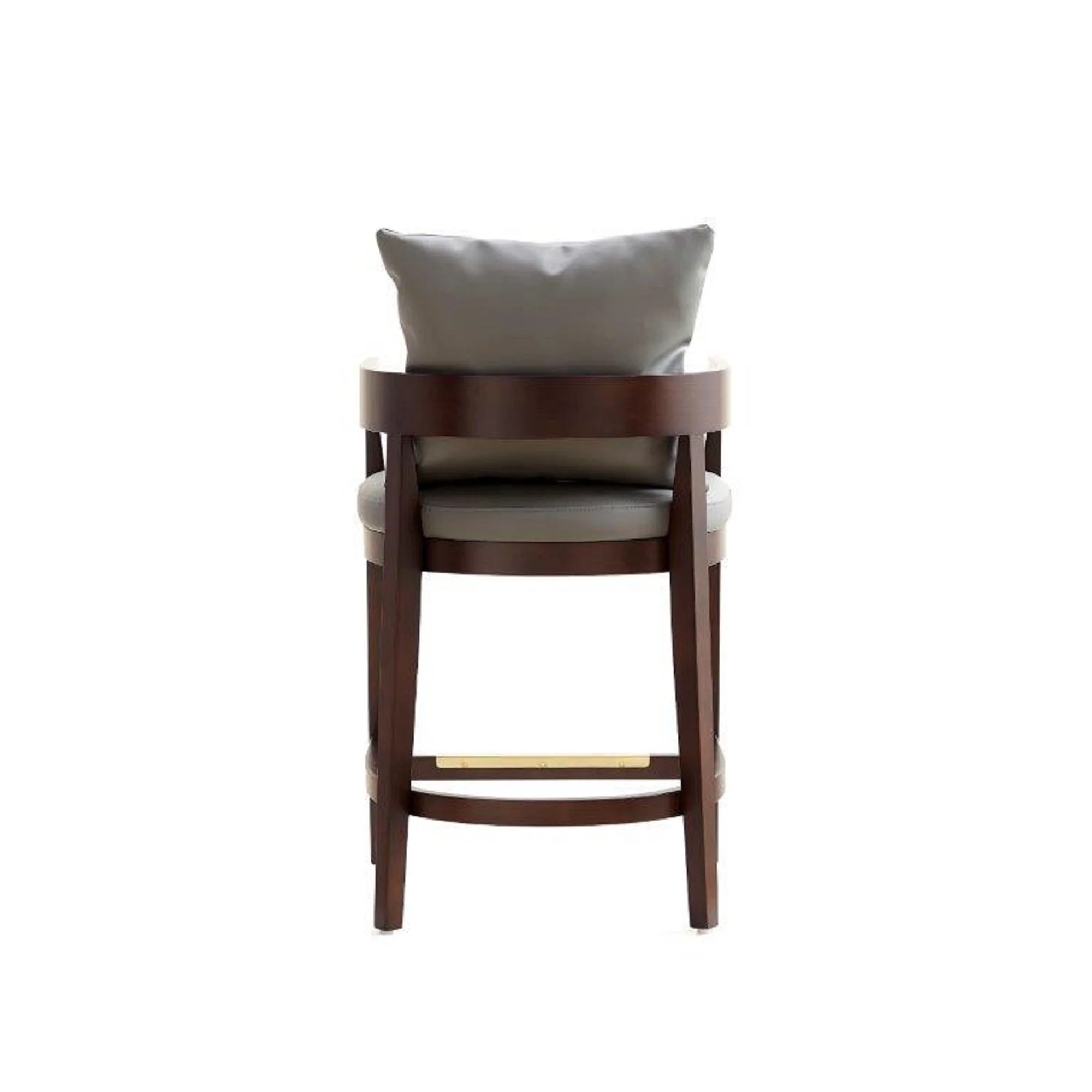 Ritz Counter Stool in Grey and Dark Walnut - Image 7