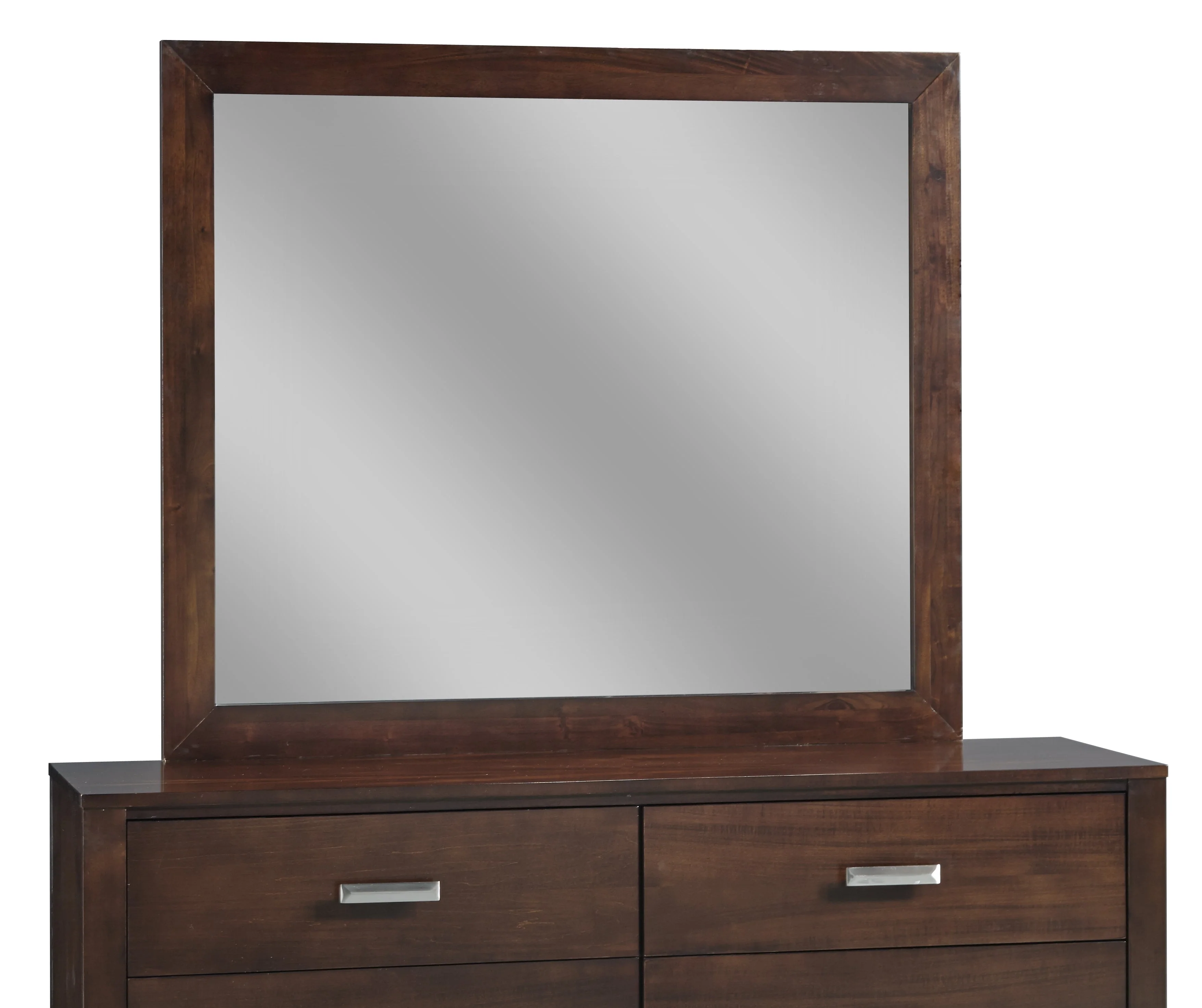 Riva Mirror in Chocolate Brown - Image 4