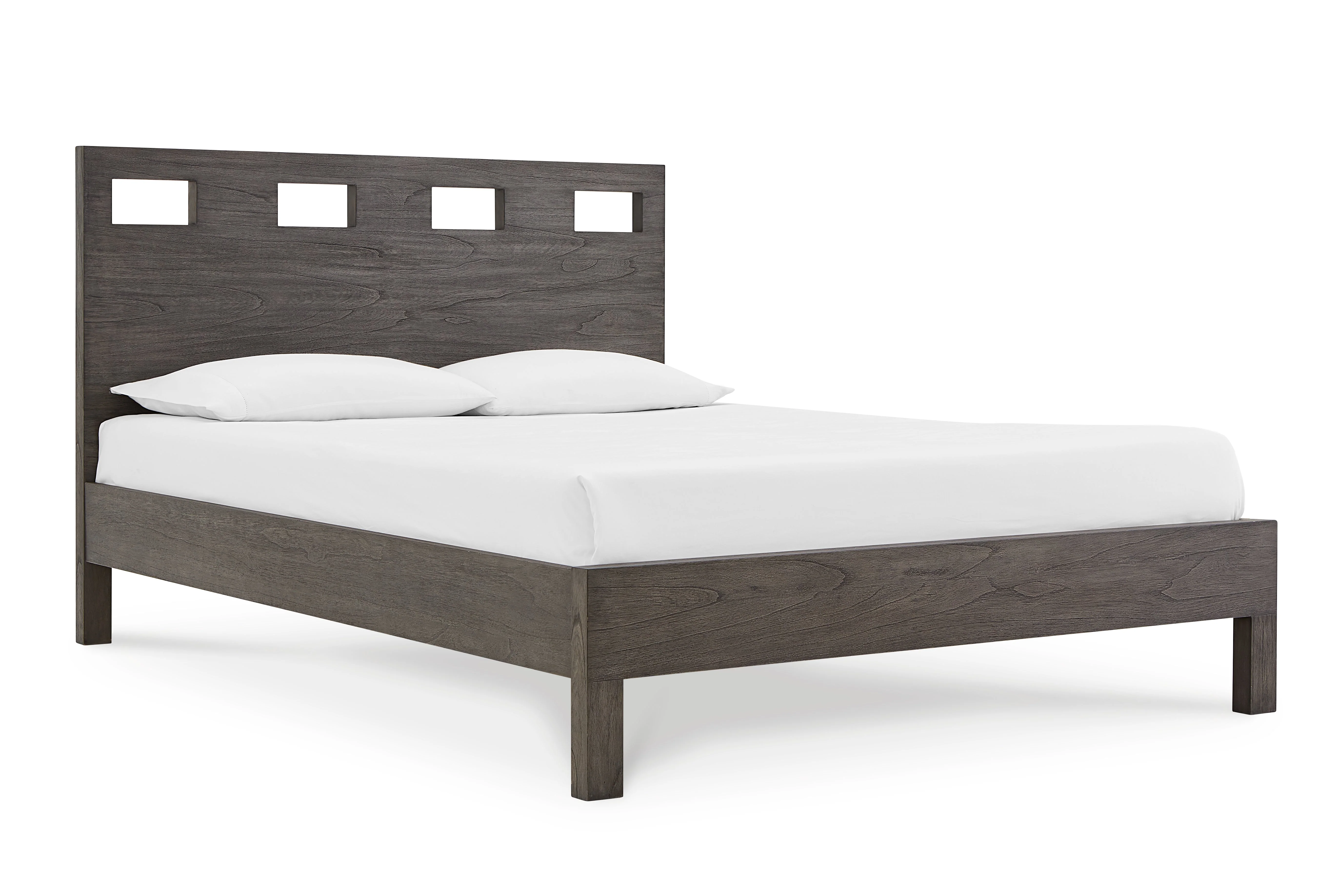 Riva Wood California King Bed in Sharkskin - Image 7
